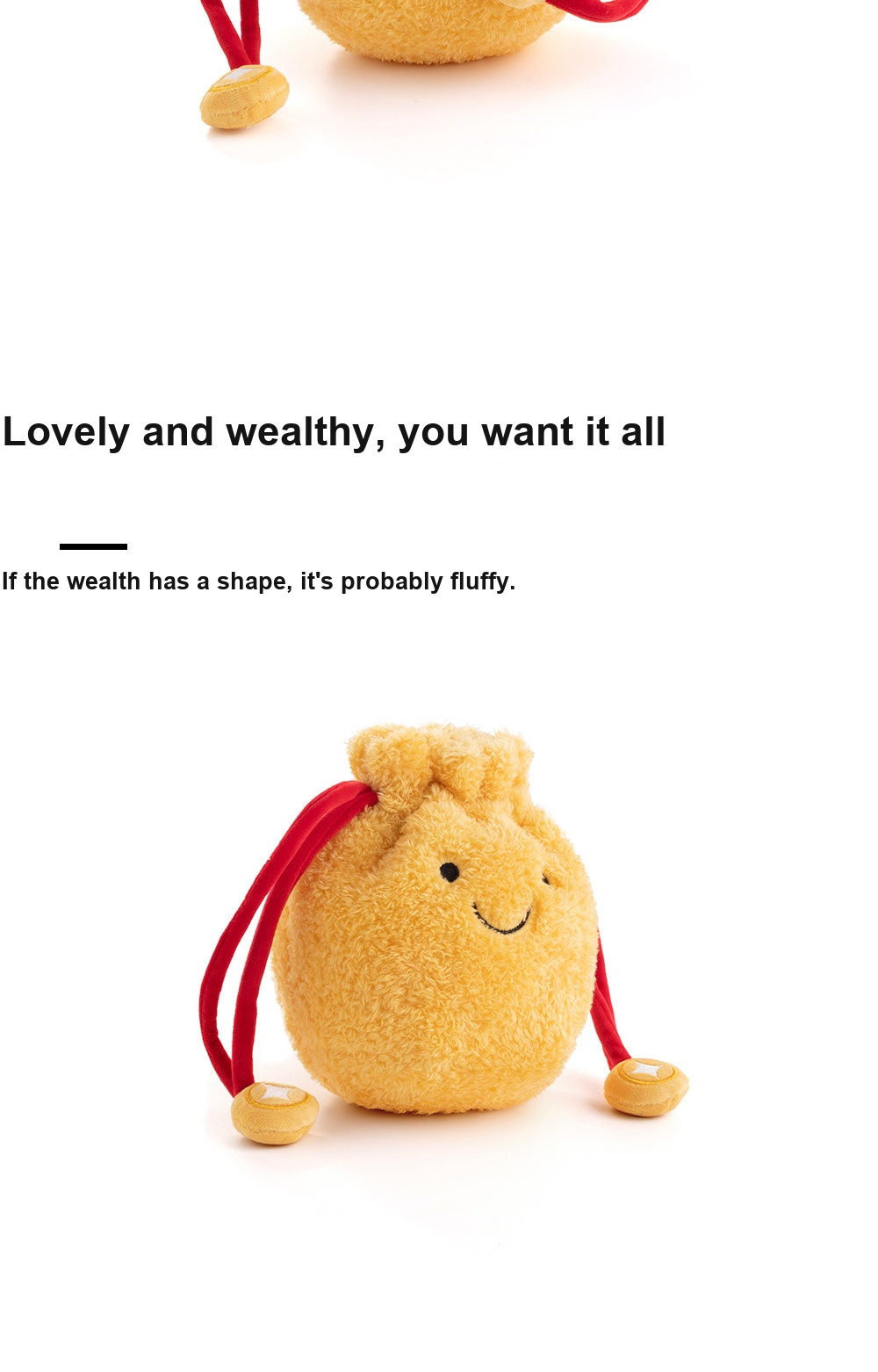 Money Bag Plush Pouch