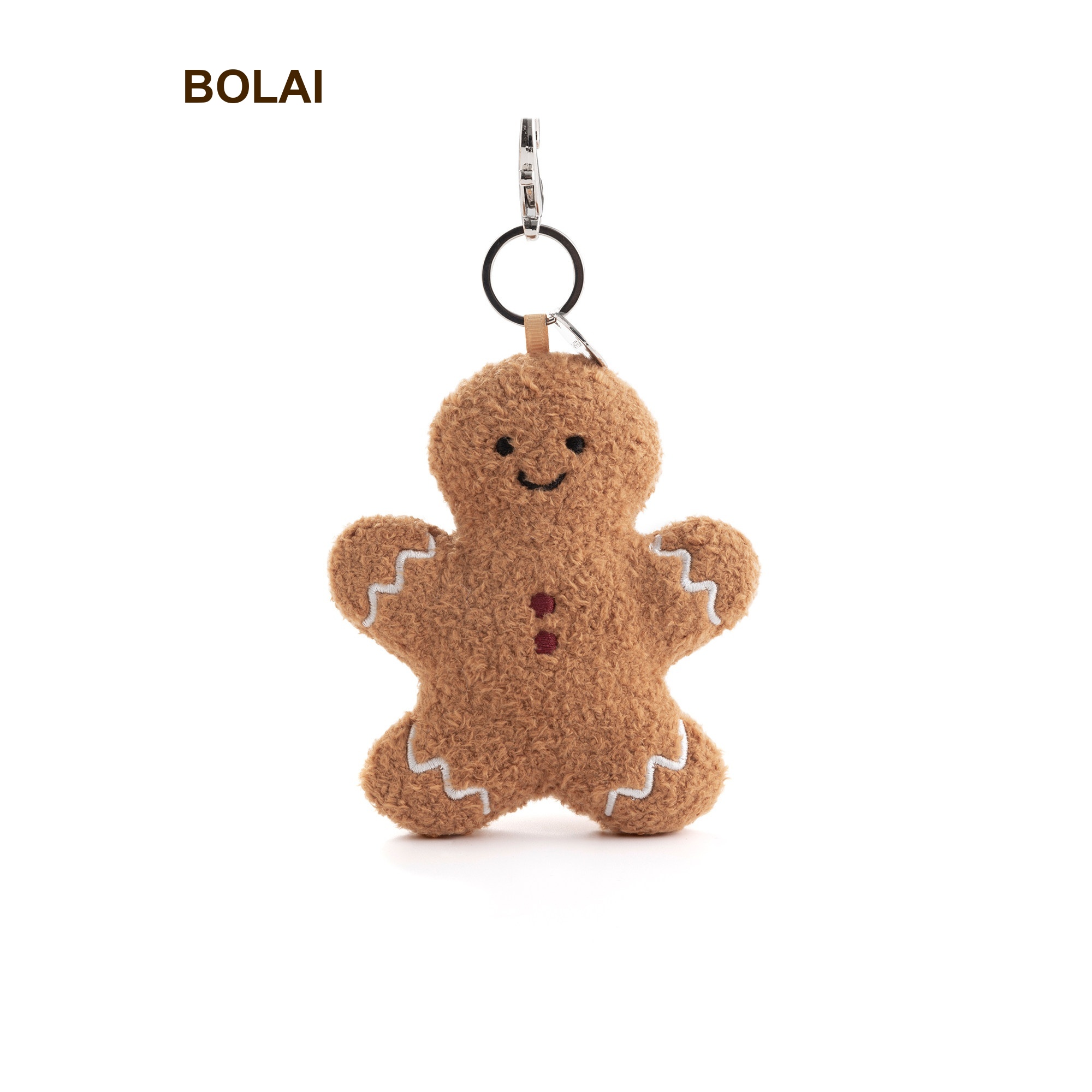 Gingerbread Man Plush Charm