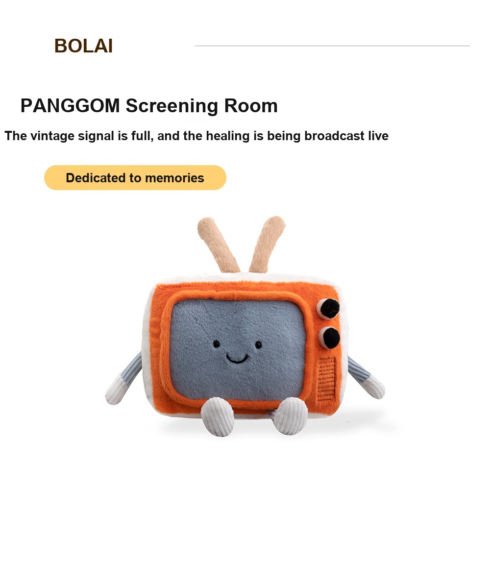 Retro TV Plush Toy