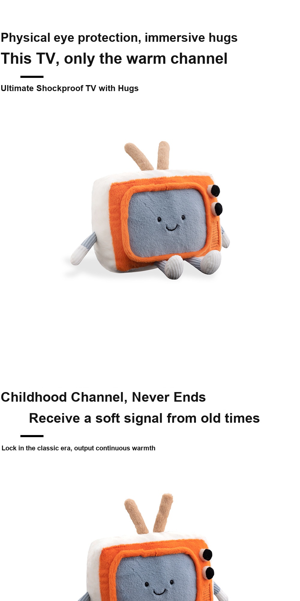 Retro TV Plush Toy