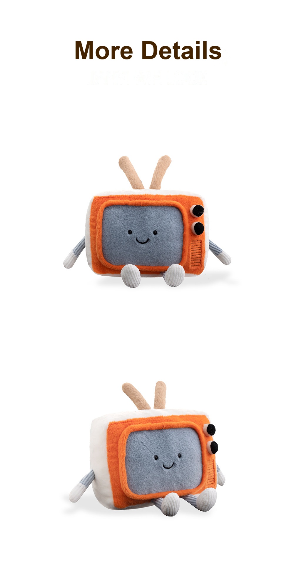 Retro TV Plush Toy