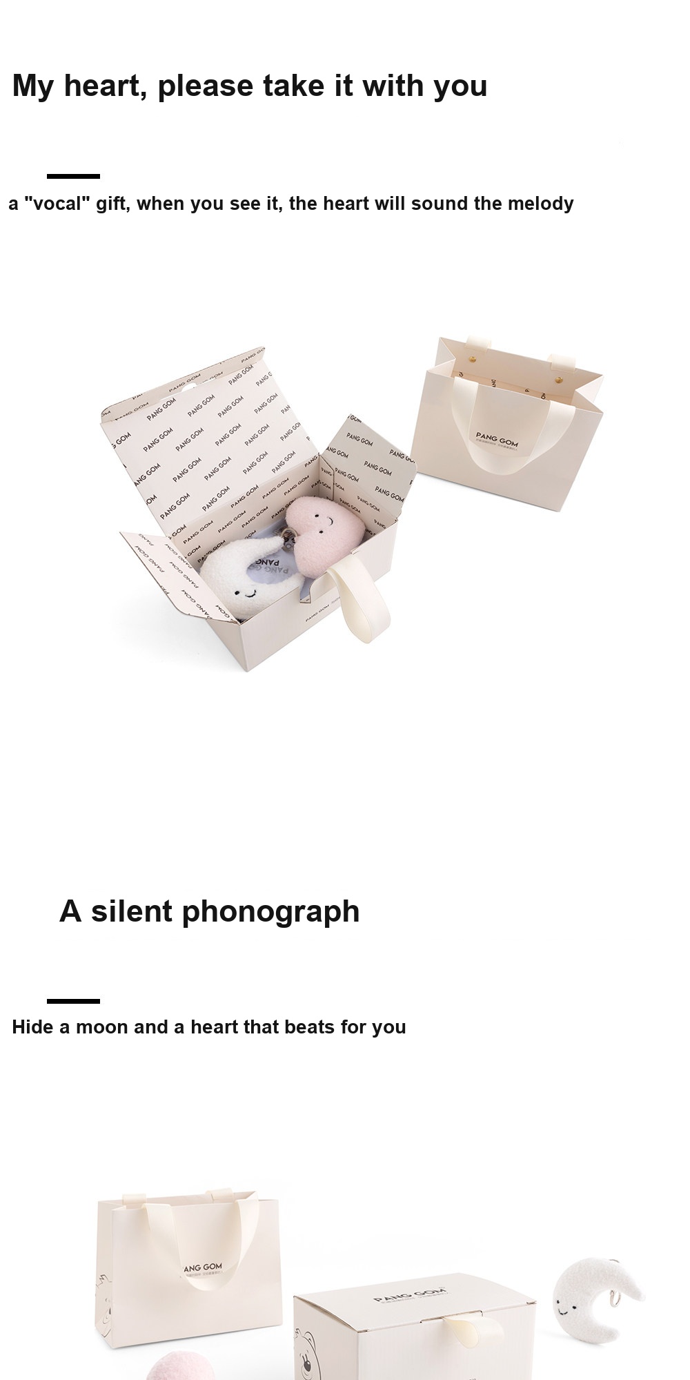 Moon & Heart Plush Gift Box