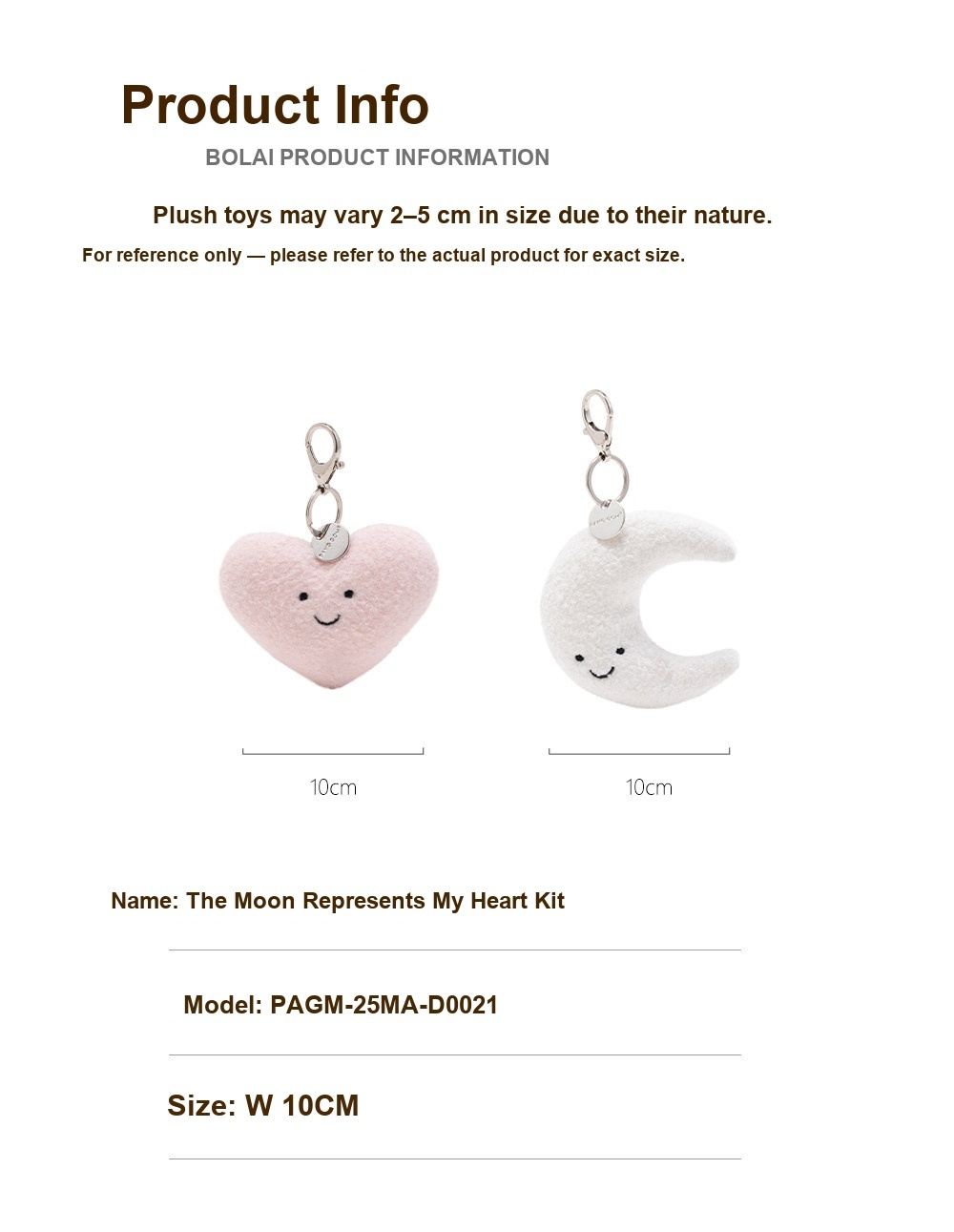 Moon & Heart Plush Gift Box