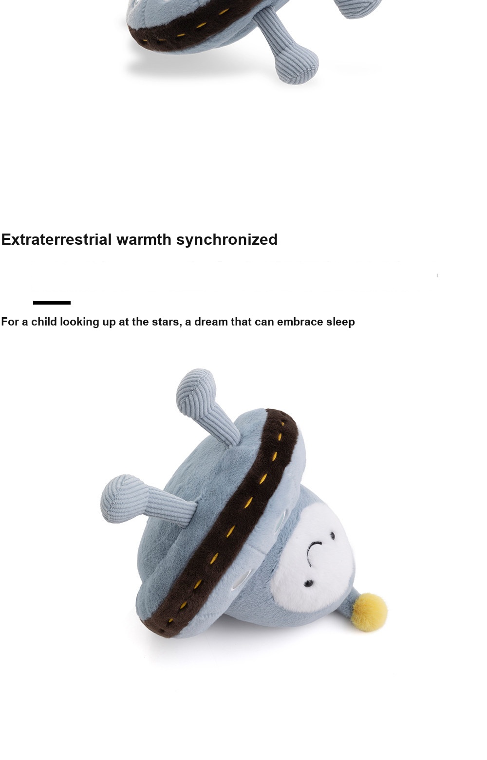 Bubble UFO Plush Toy