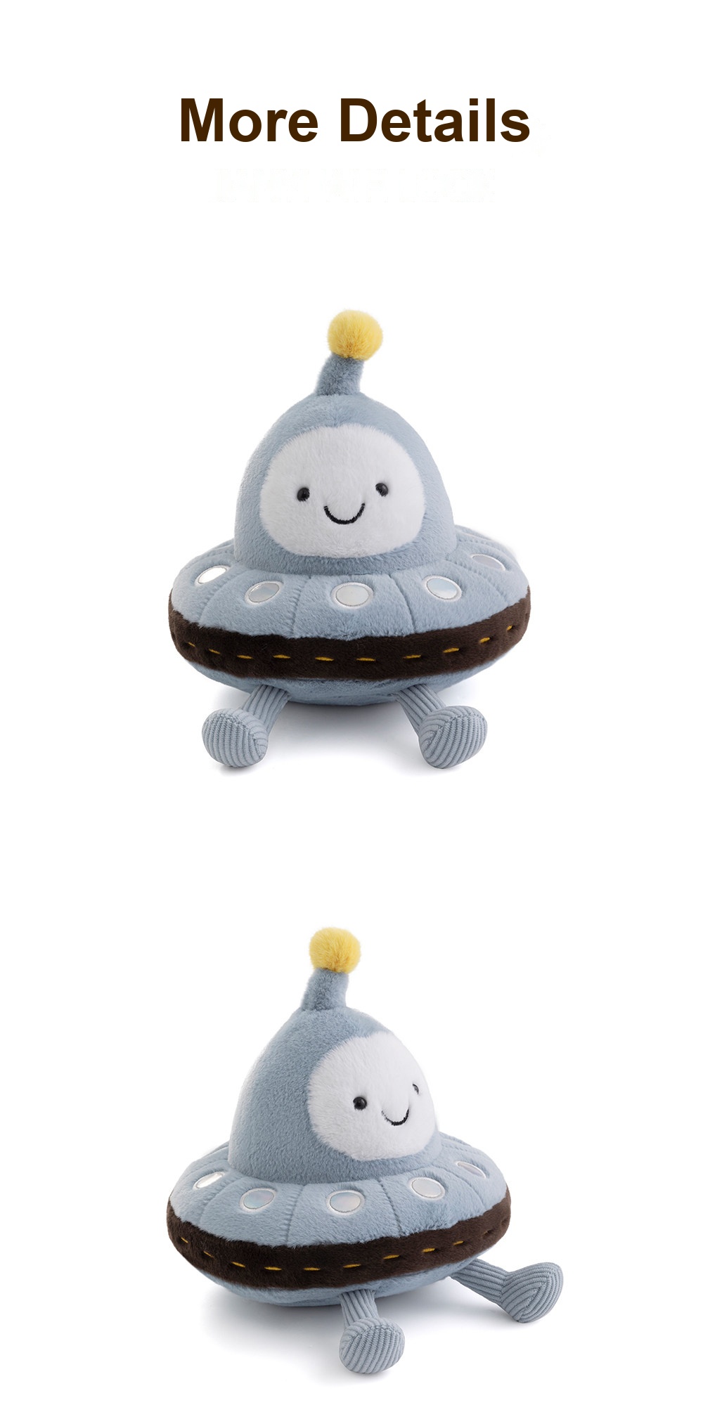 Bubble UFO Plush Toy