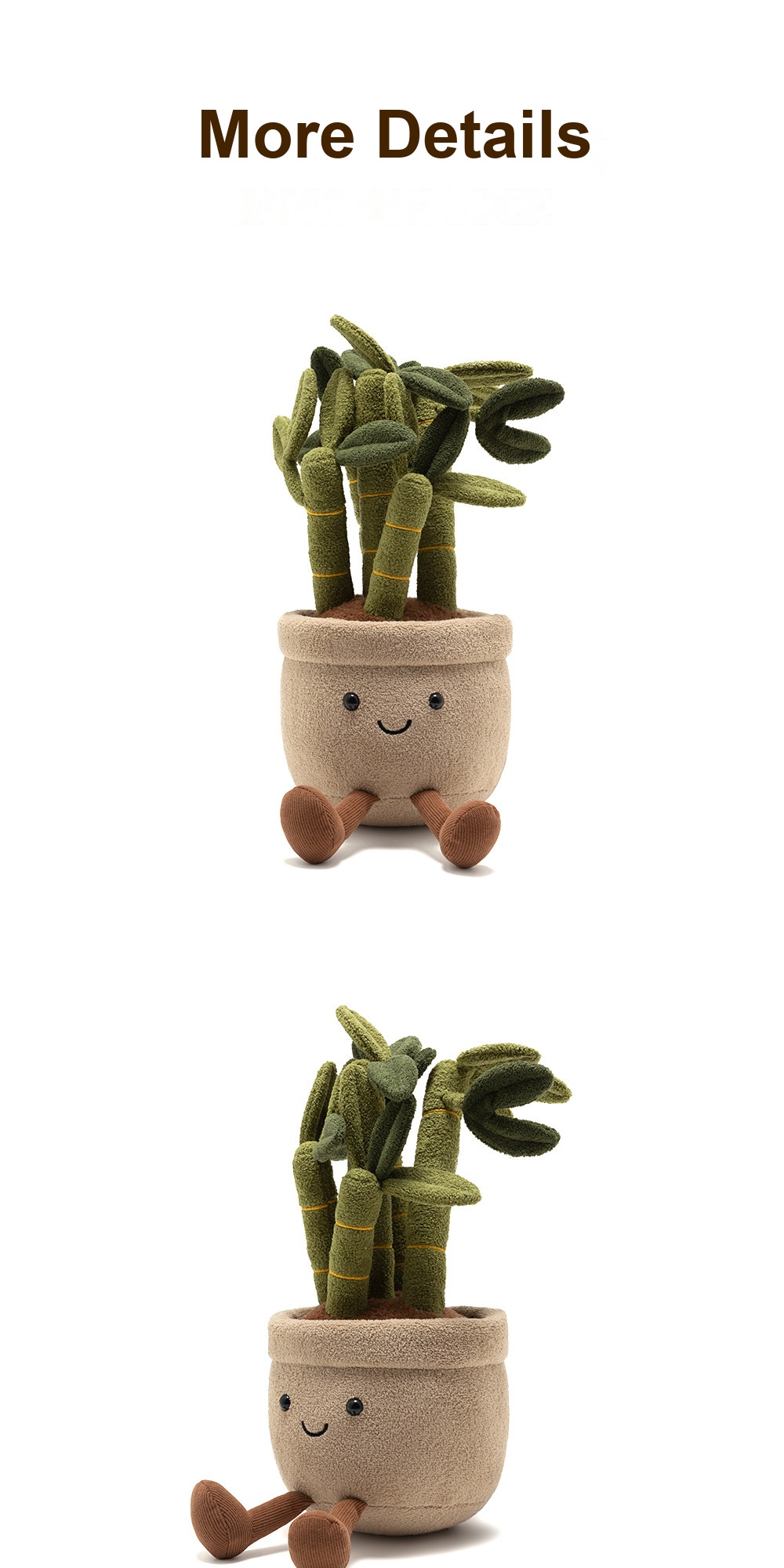 Lucky Bamboo Pot Plush