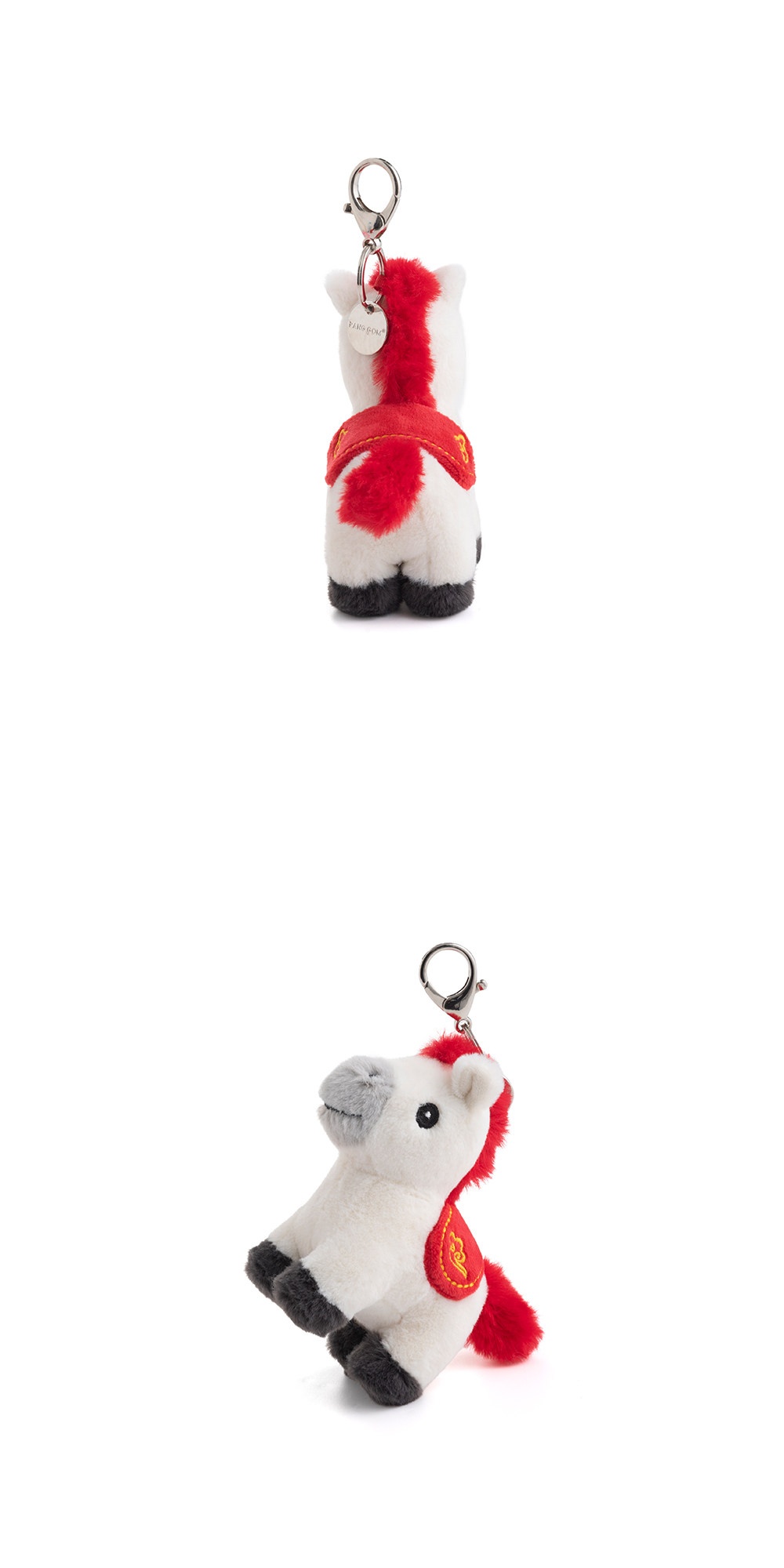 Little Red Horse Plush Charm