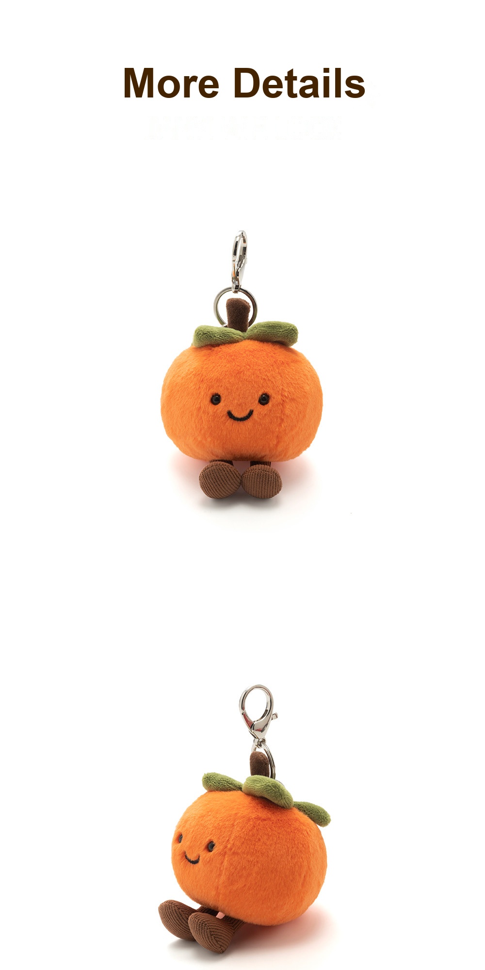 Persimmon Plush Charm