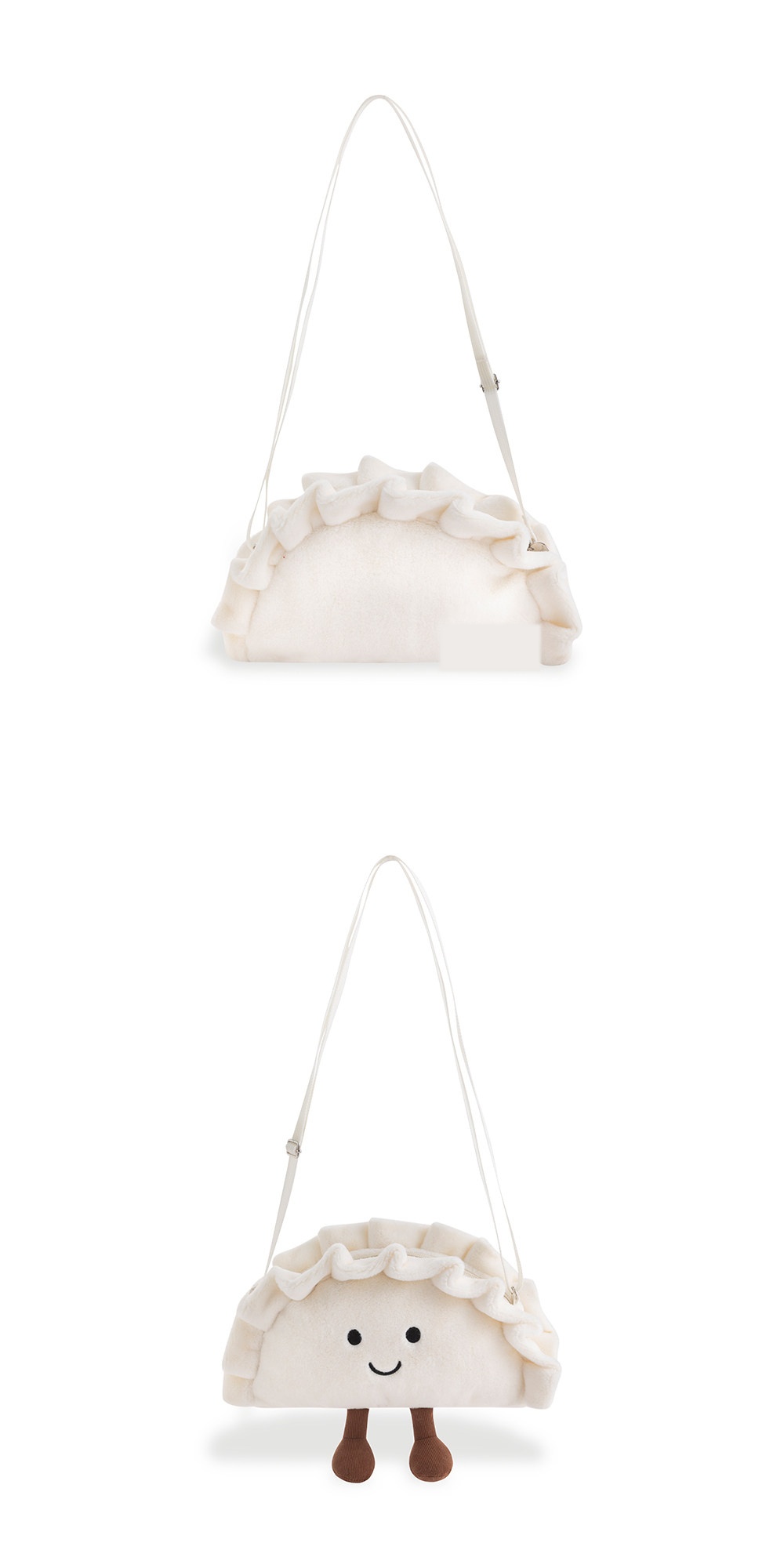 Dumpling Plush Crossbody Phone Bag