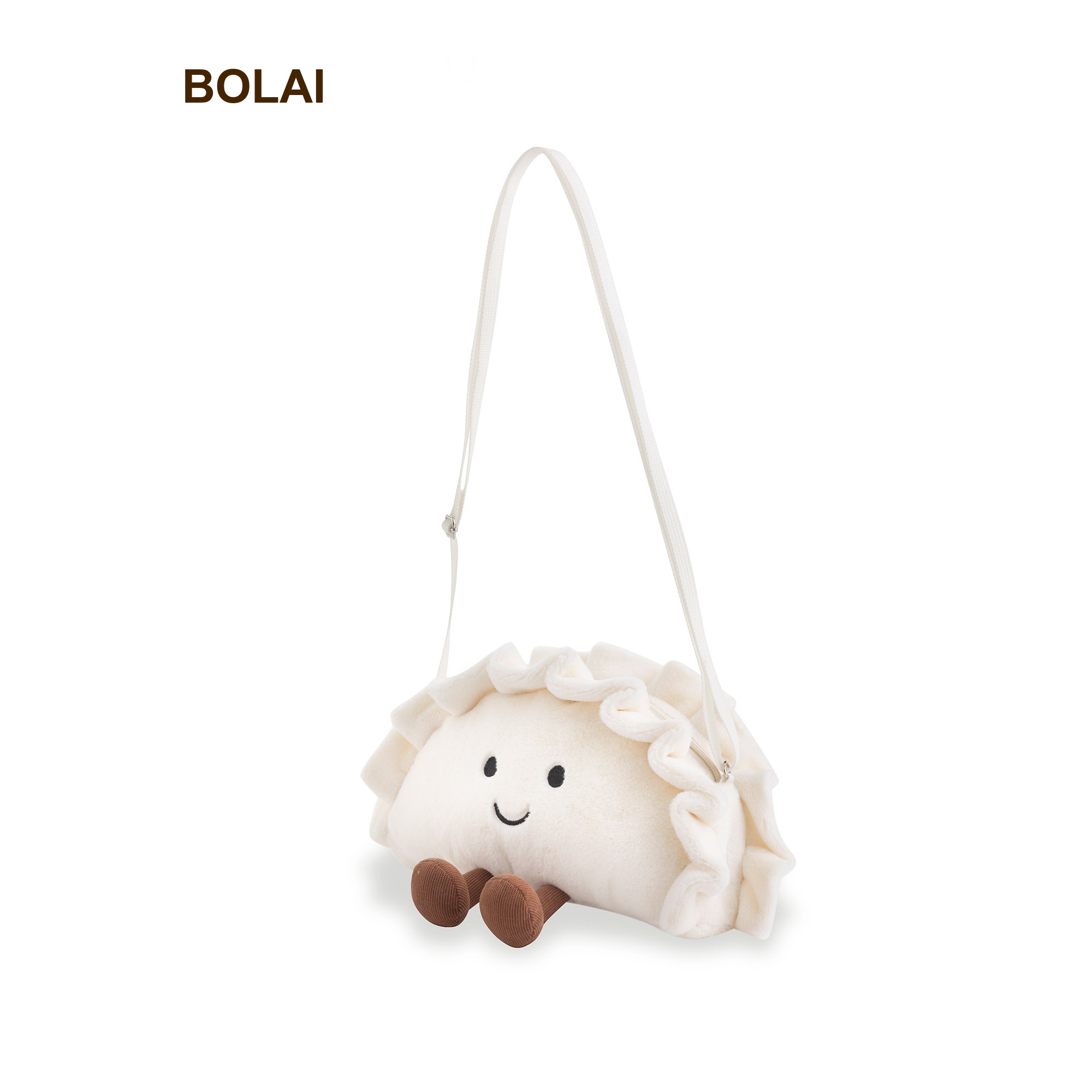 Dumpling Plush Crossbody Phone Bag