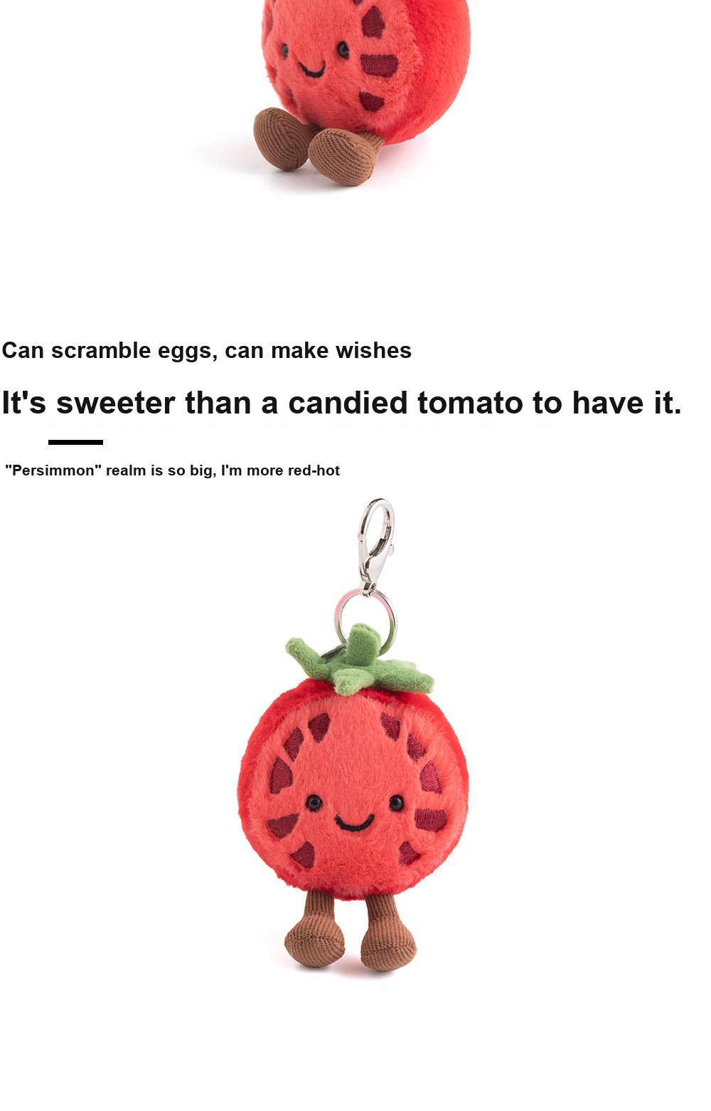 Tomato Plush Charm