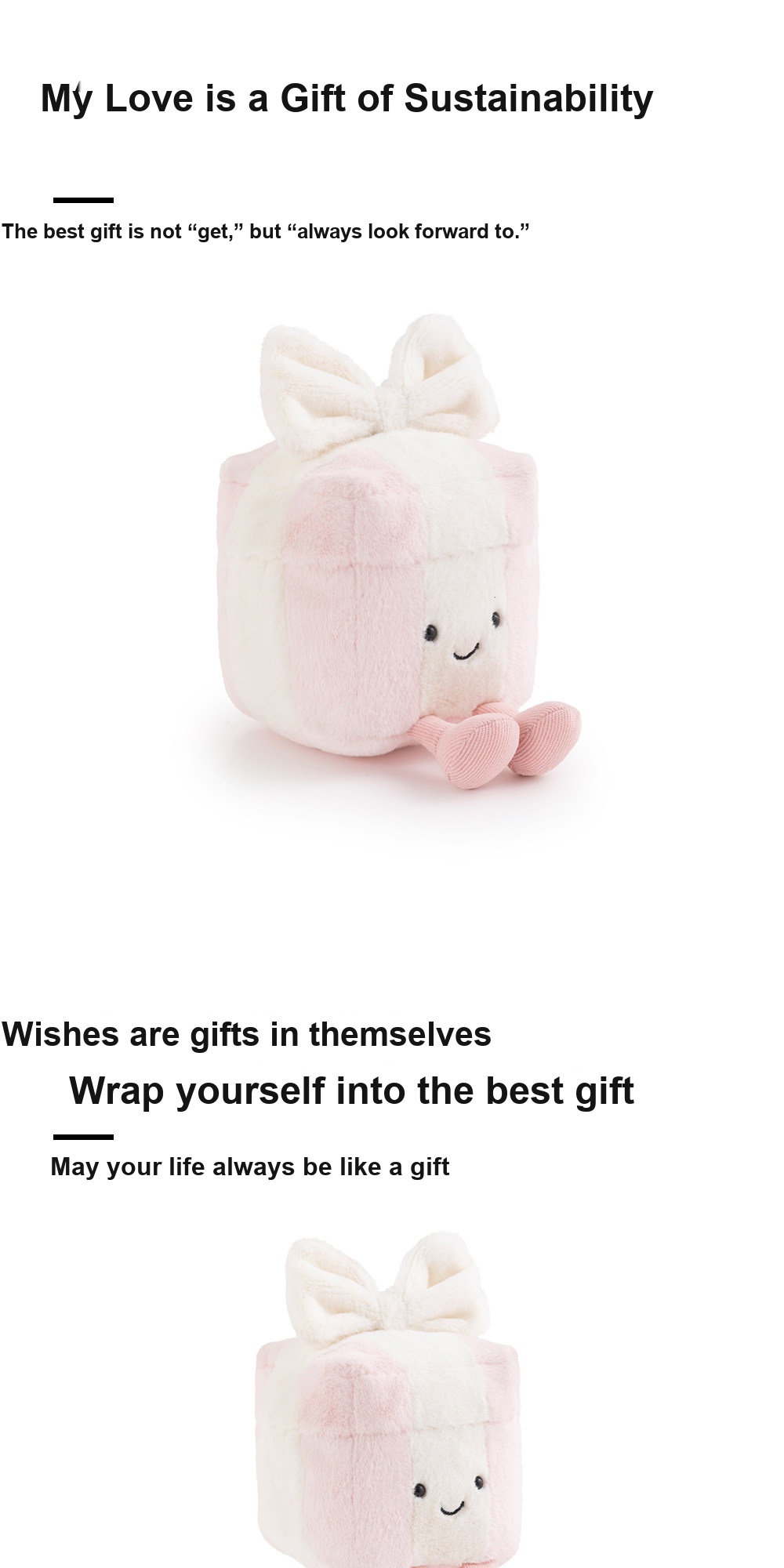 Plush Gift Box Toy