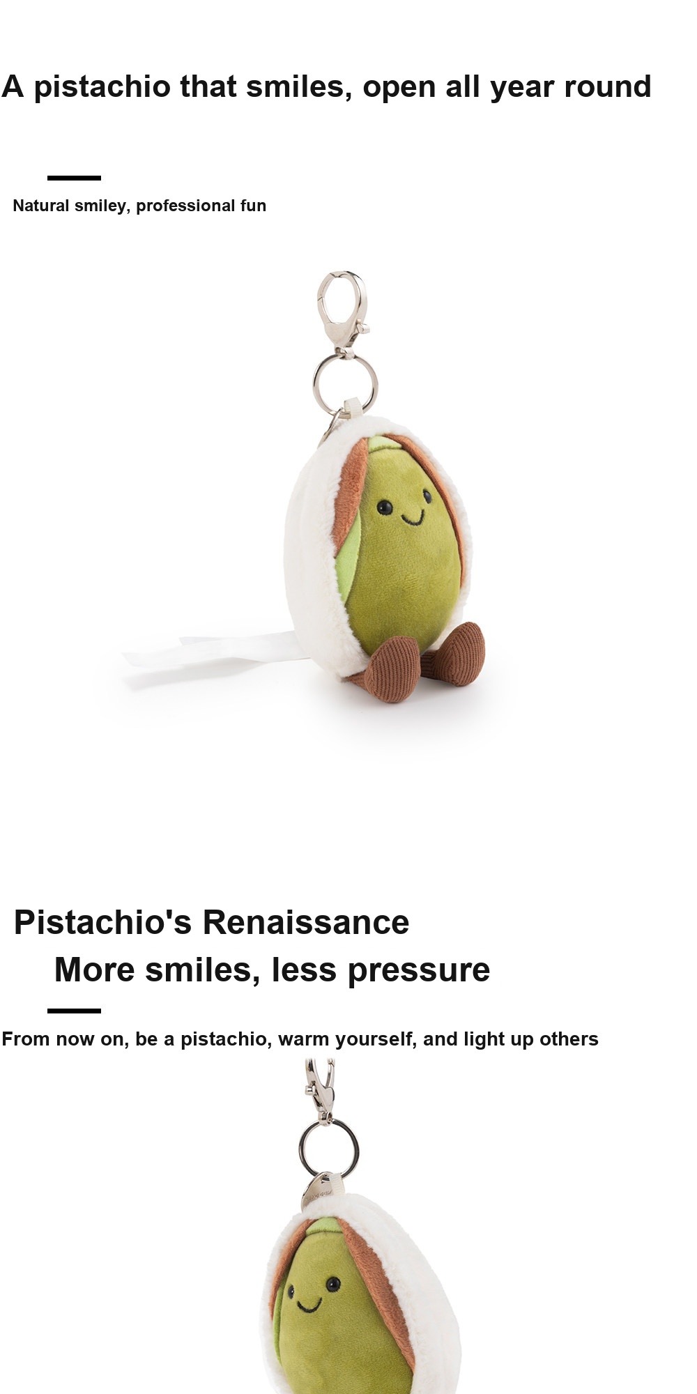 Pistachio Plush Charm