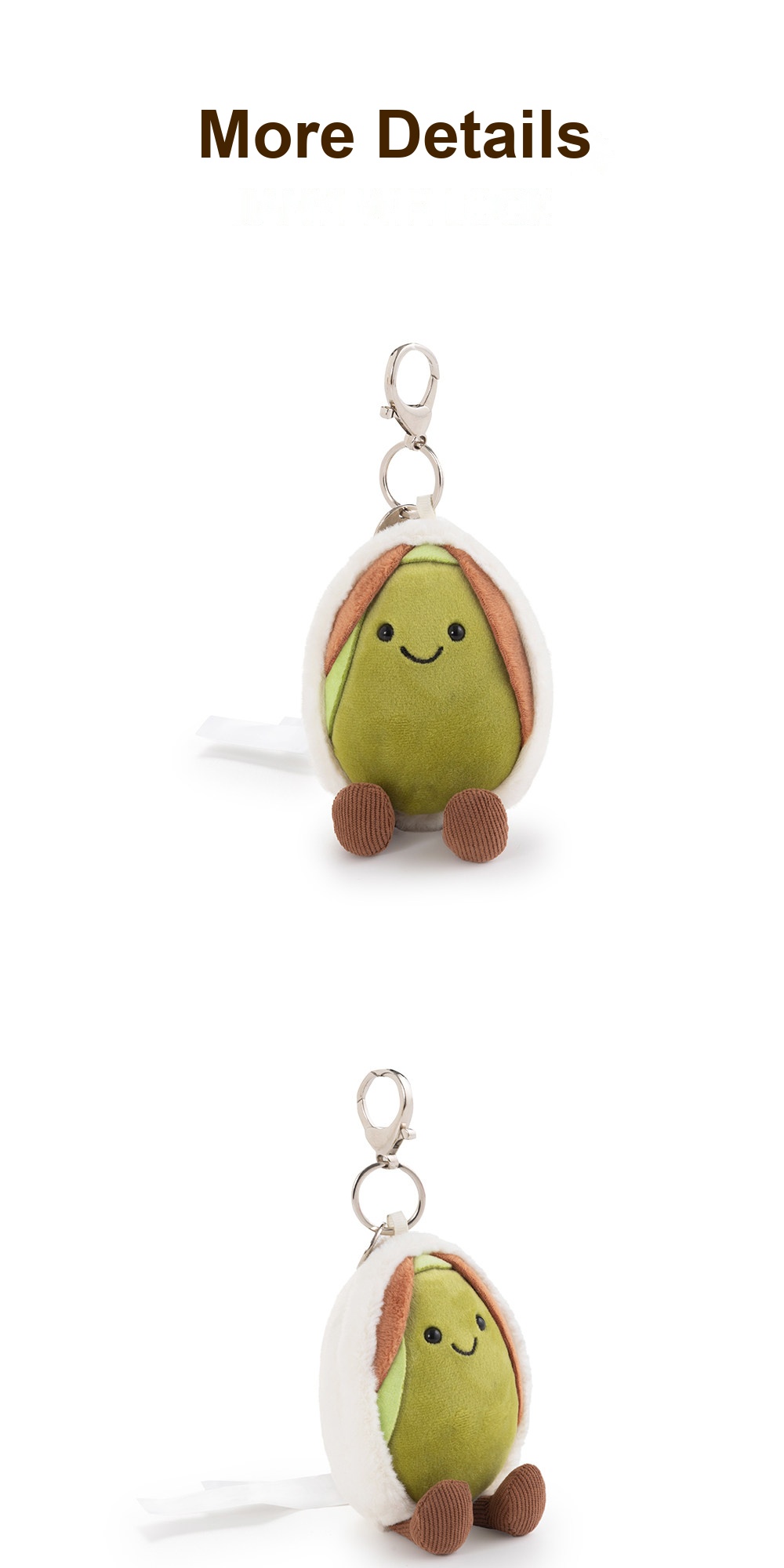 Pistachio Plush Charm