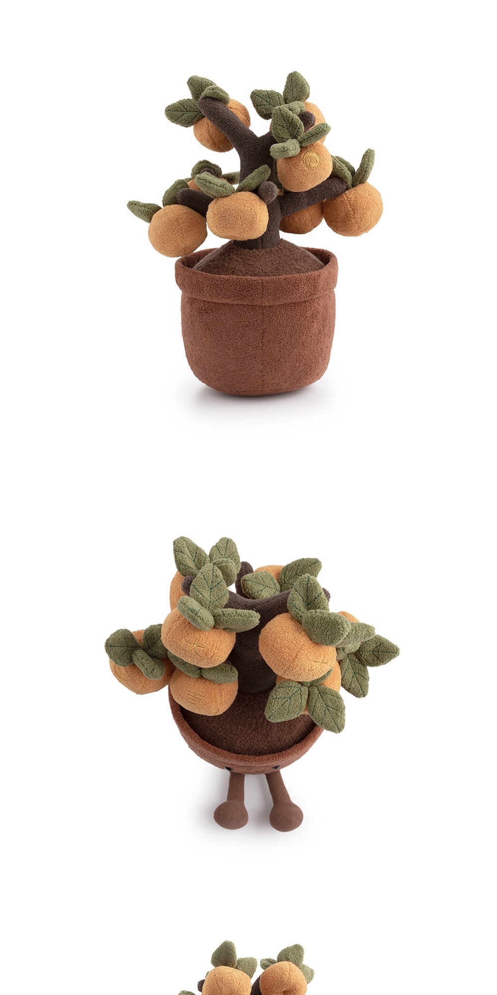 Lucky Orange Tree Pot Plush