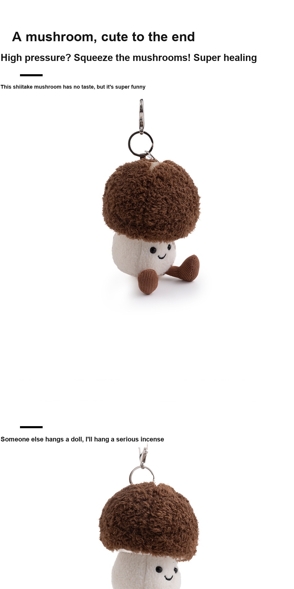 Mushroom Plush Charm