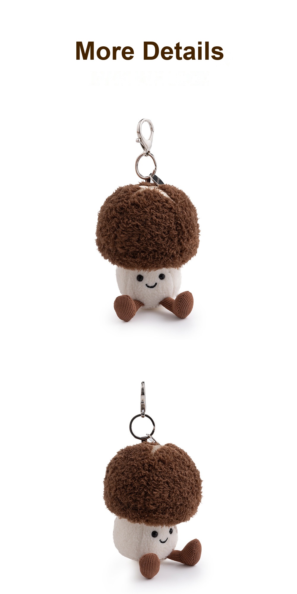 Mushroom Plush Charm
