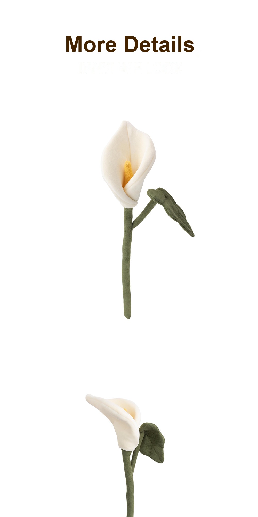 White Calla Lily Plush