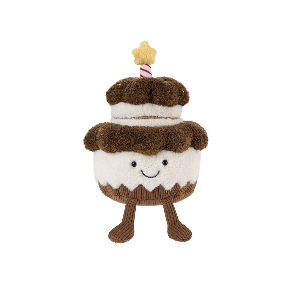 Smiley Cocoa Cake Plush Toy