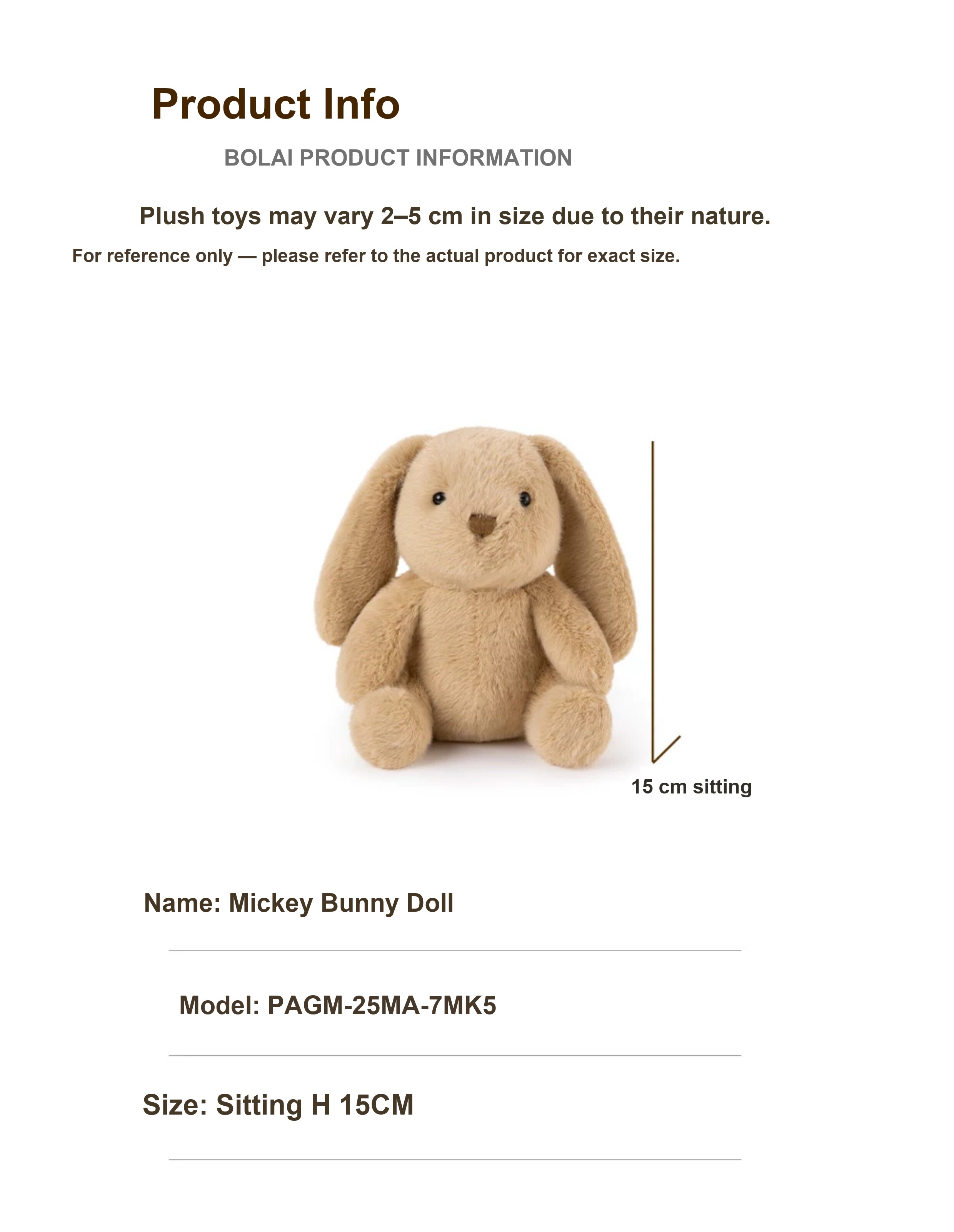 Miko Bunny Plush Toy