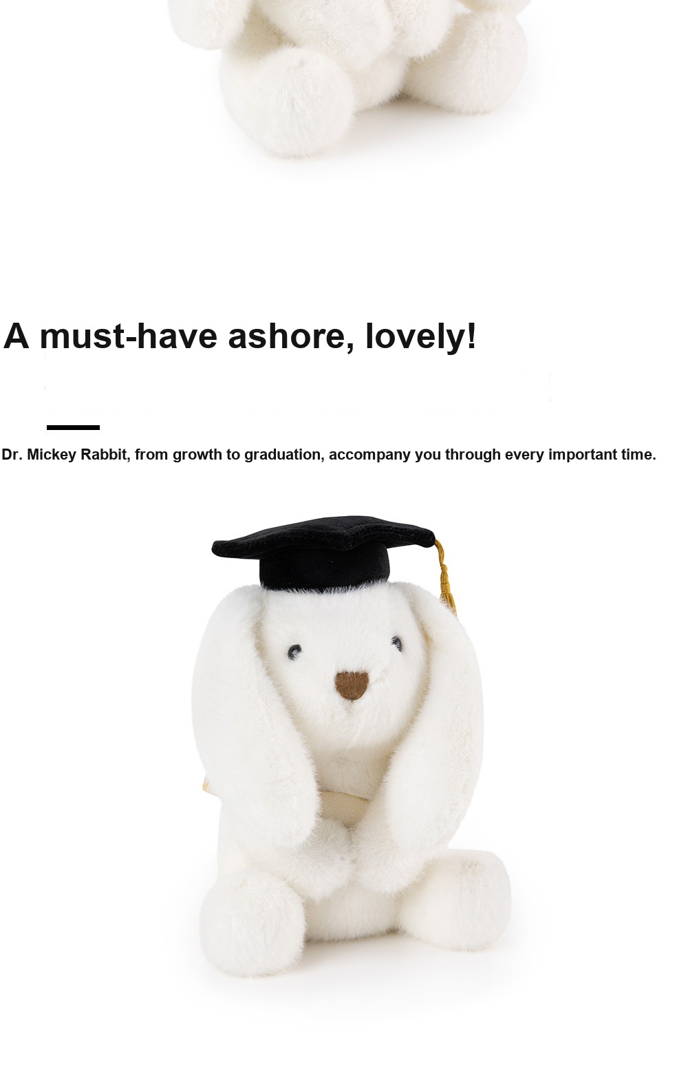 Graduation Miko Bunny Plush Toy