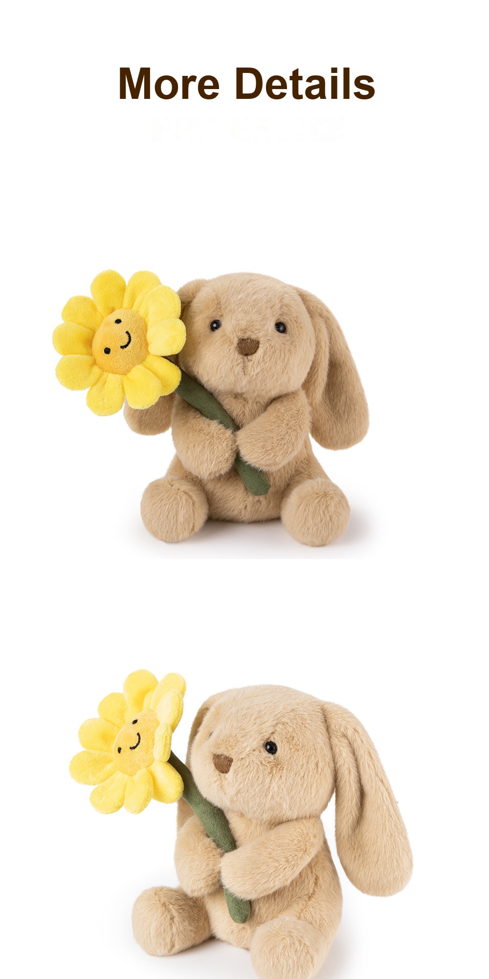 Sunflower Miko Bunny Plush