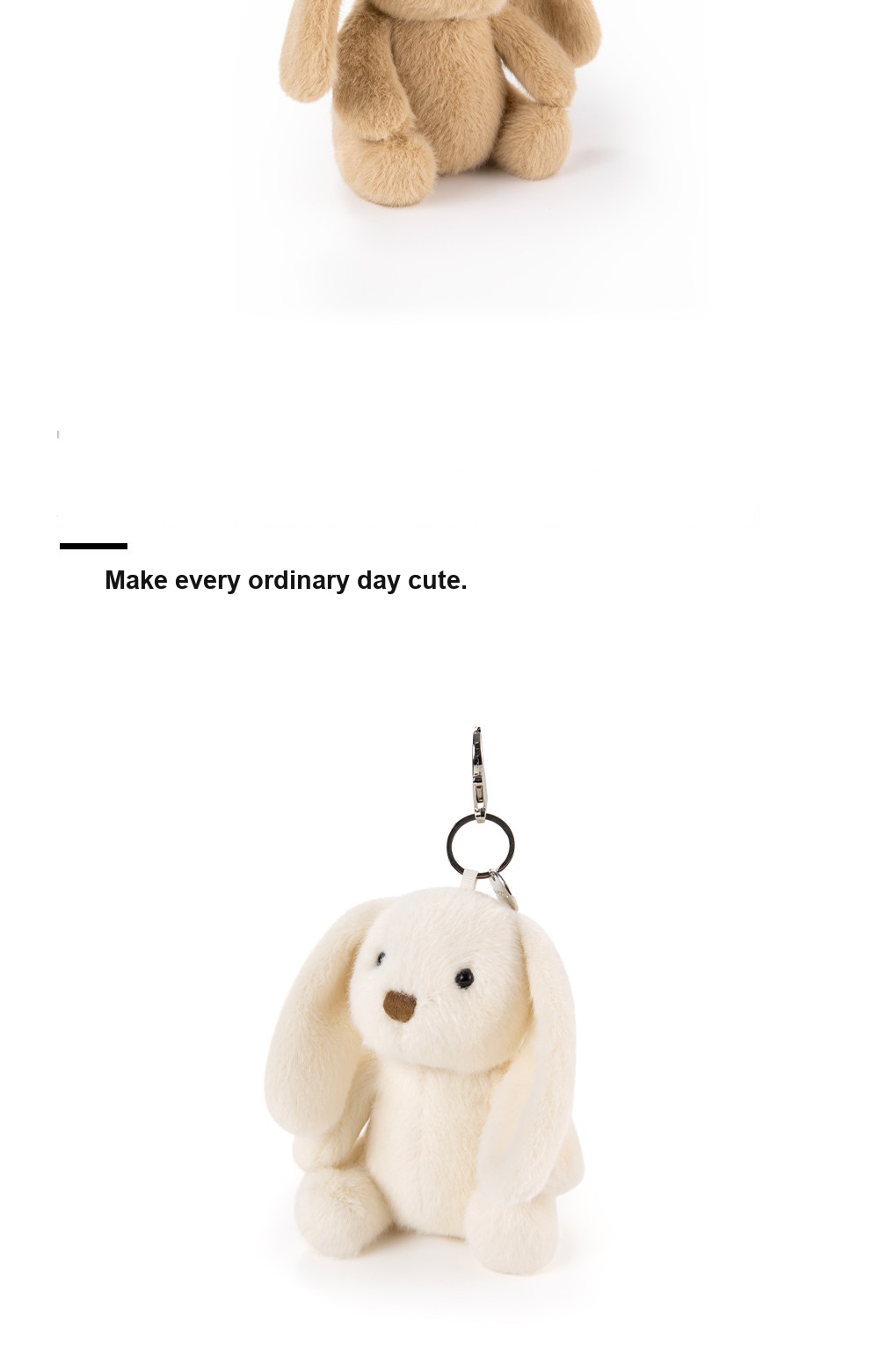 Miko Bunny Plush Charm