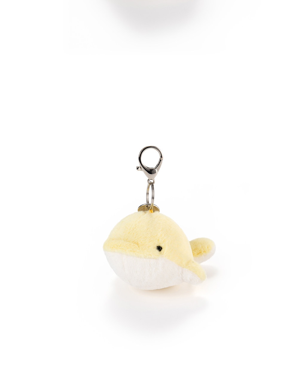 Blue & Yellow Heart Whale Plush Charm