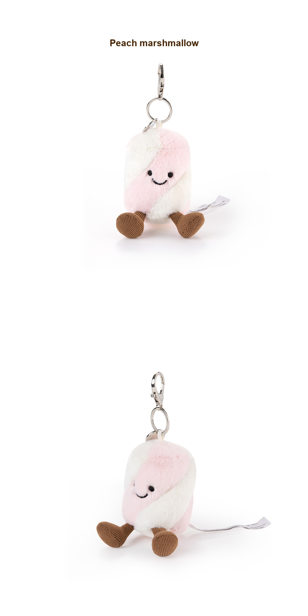Marshmallow Plush Charm