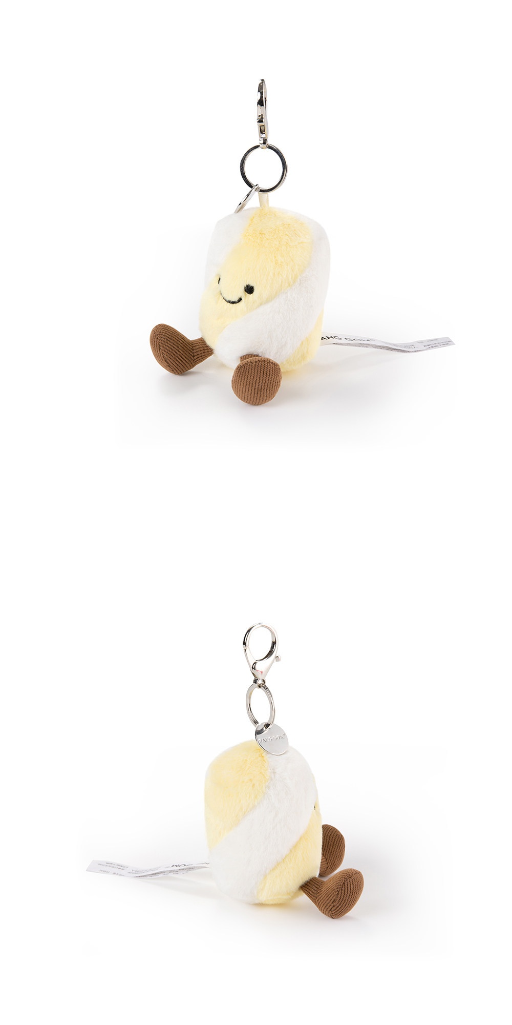 Marshmallow Plush Charm