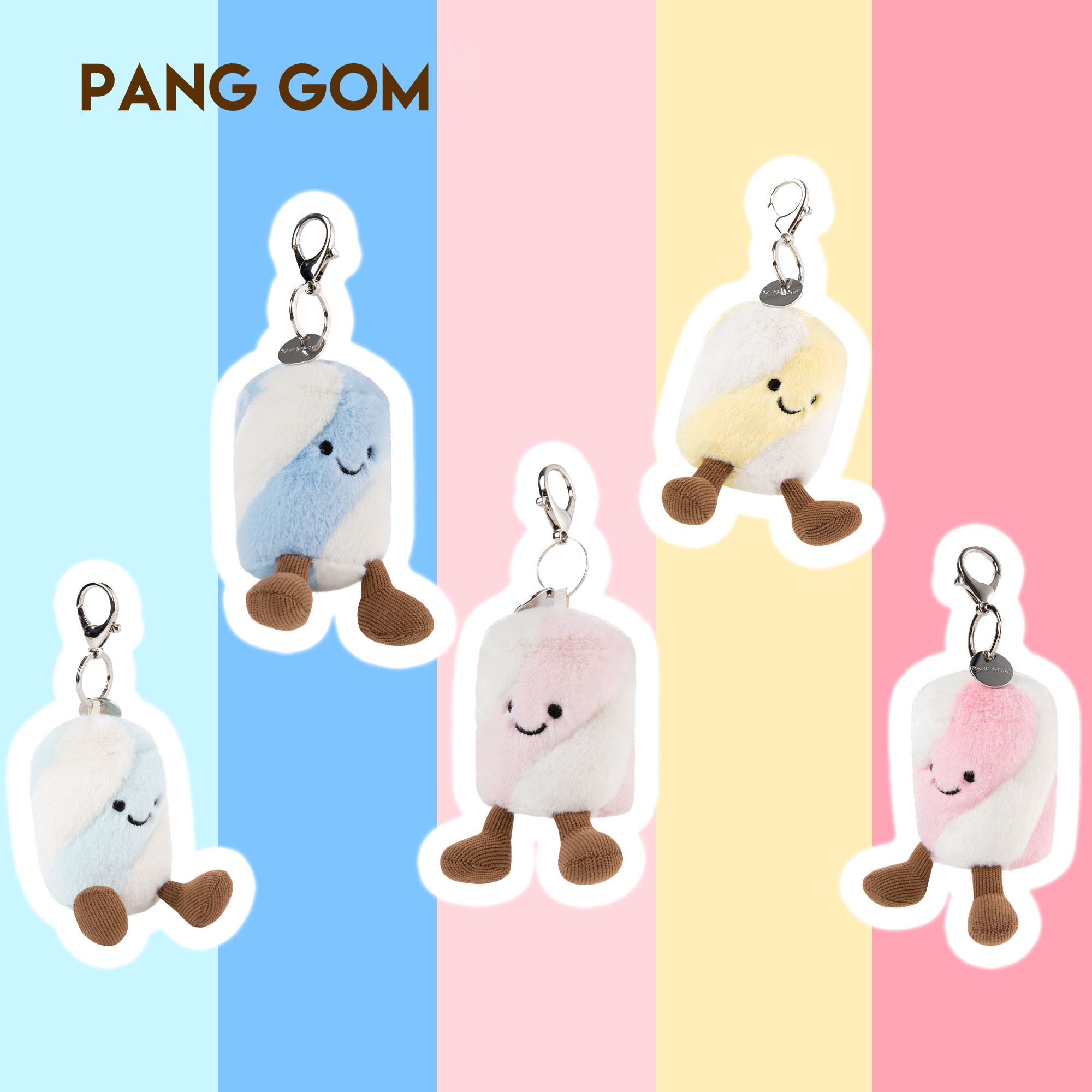 Marshmallow Plush Charm