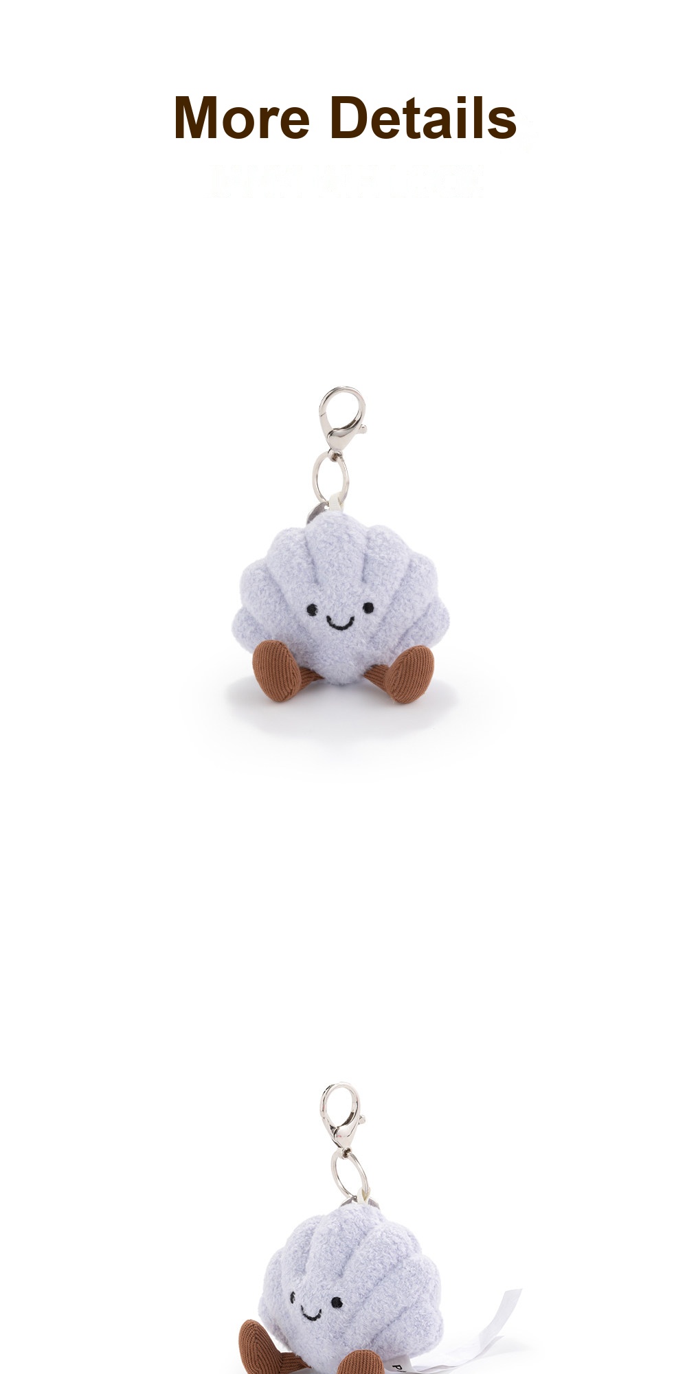 Seashell Plush Charm