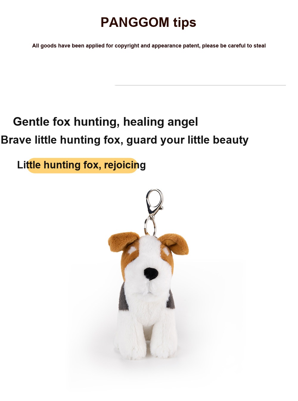 Fox Terrier Plush Charm