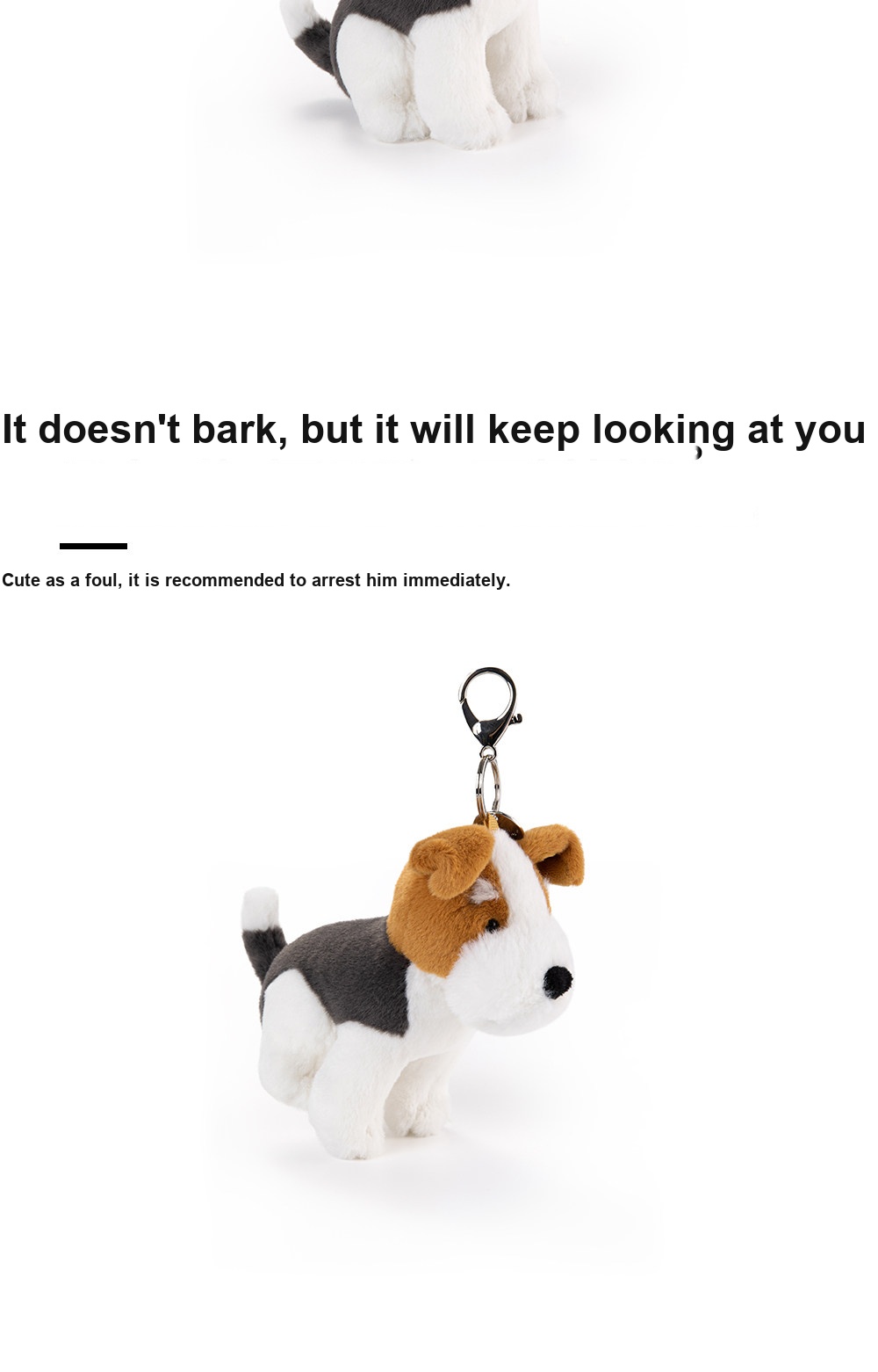 Fox Terrier Plush Charm