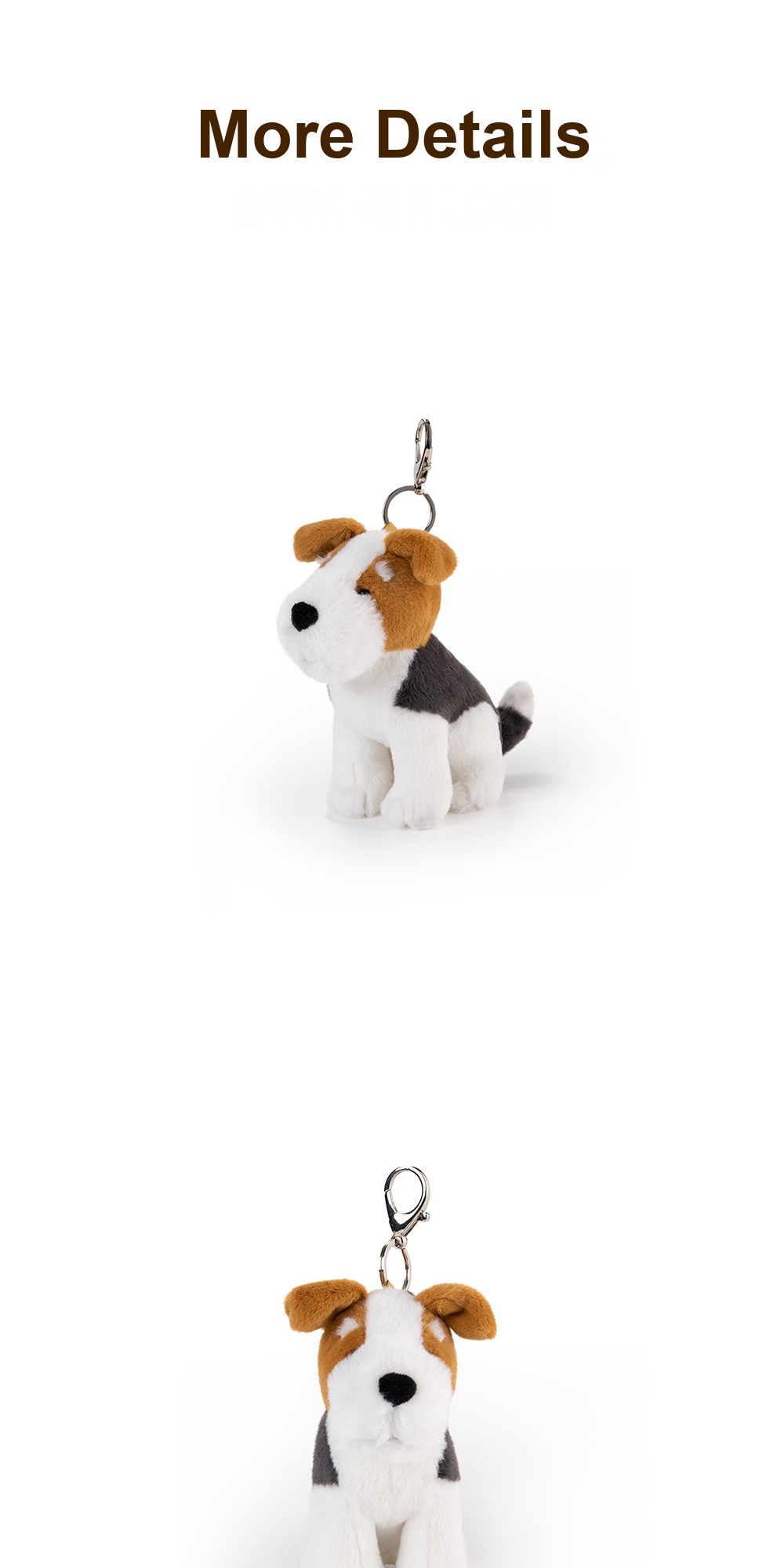 Fox Terrier Plush Charm
