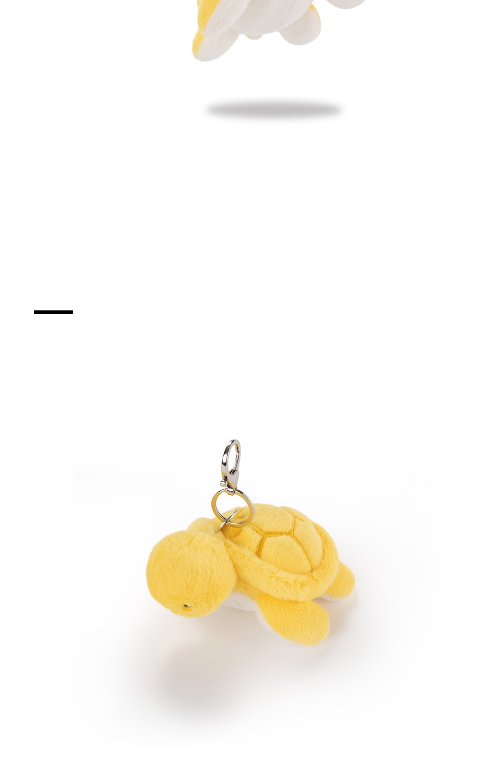 Golden Turtle Plush Charm