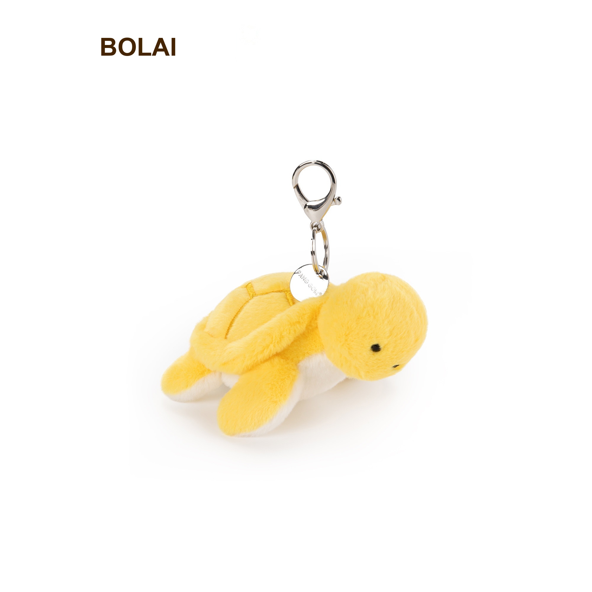 Golden Turtle Plush Charm
