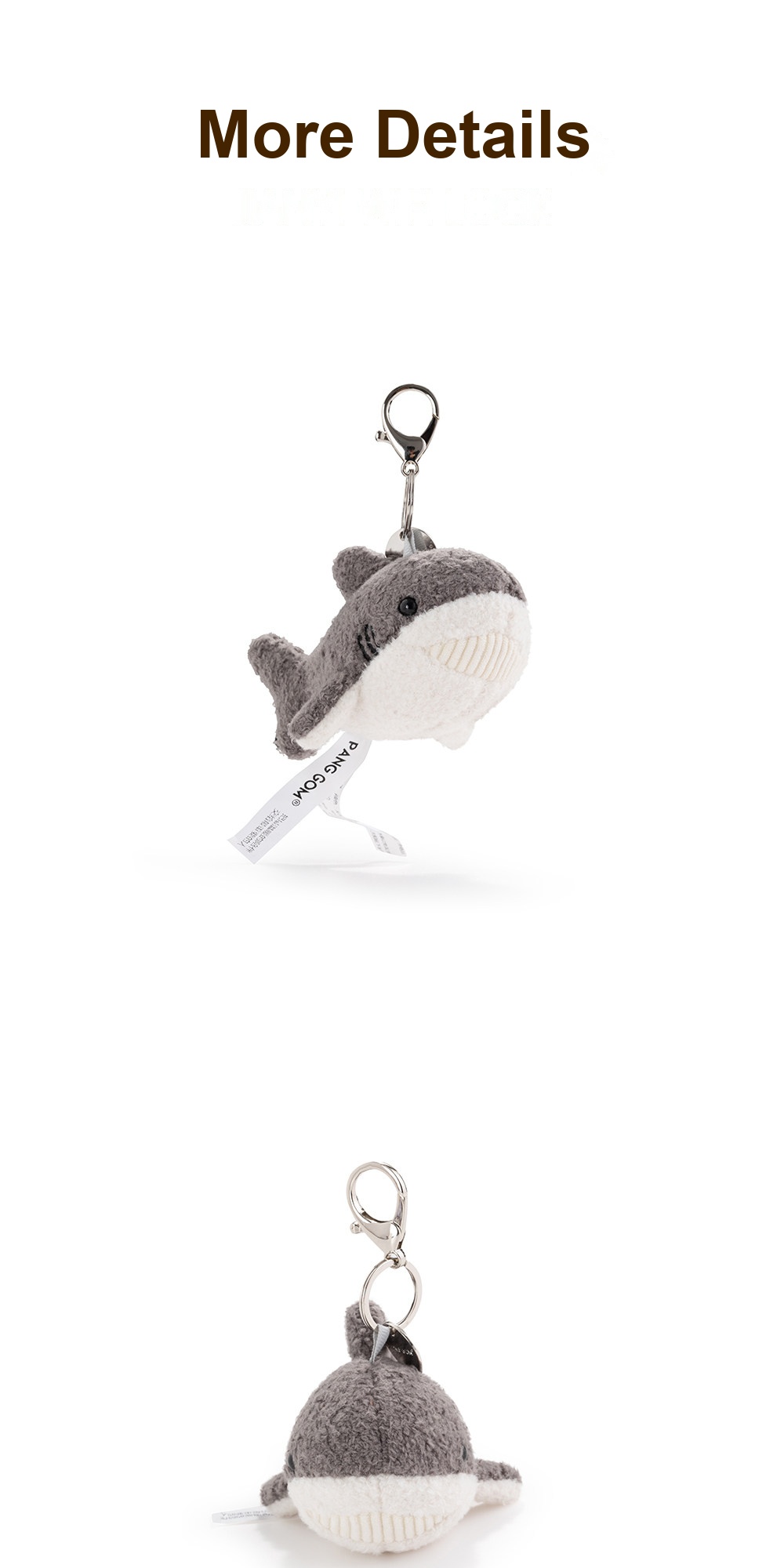 Little Shark Plush Charm