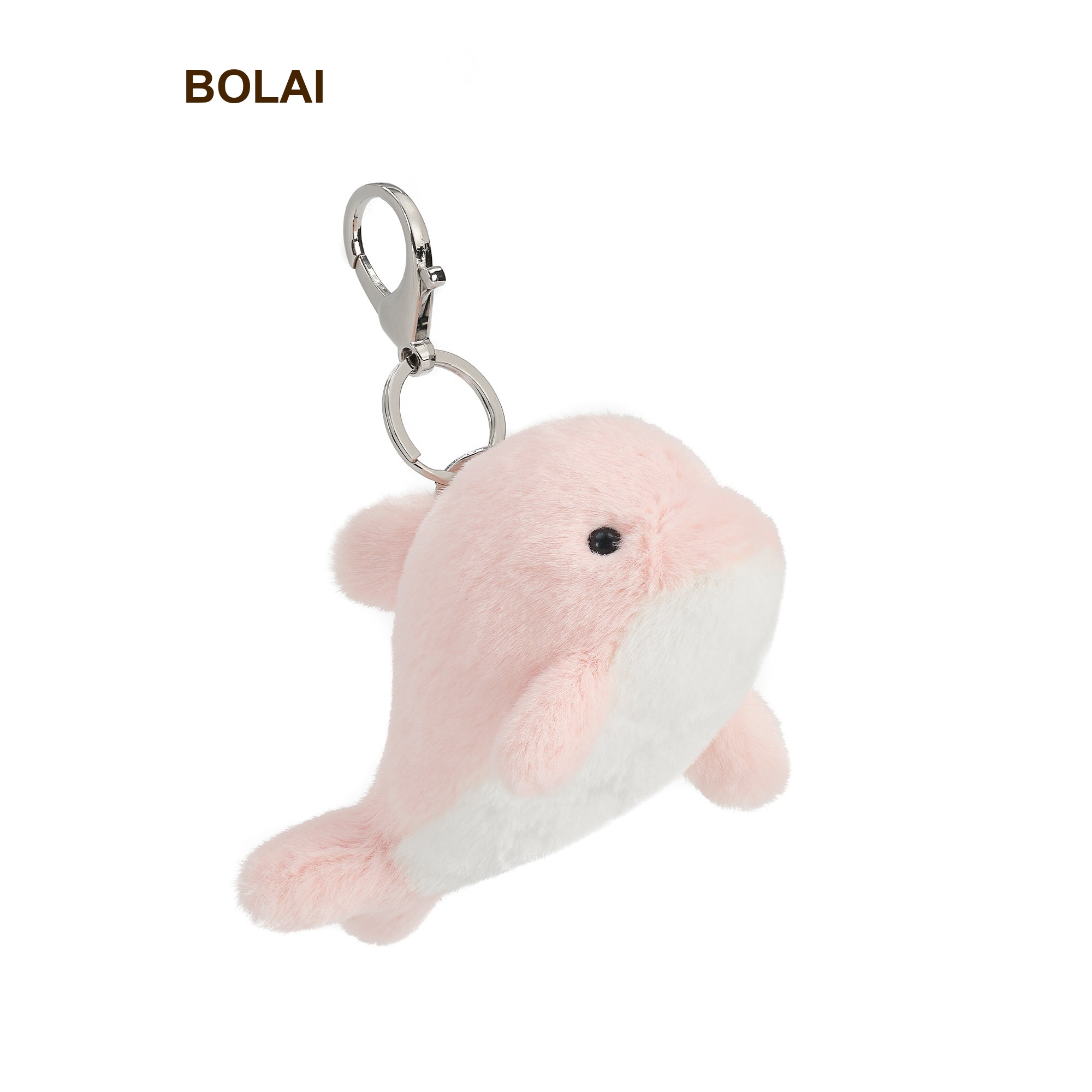 Pink Dolphin Plush Charm