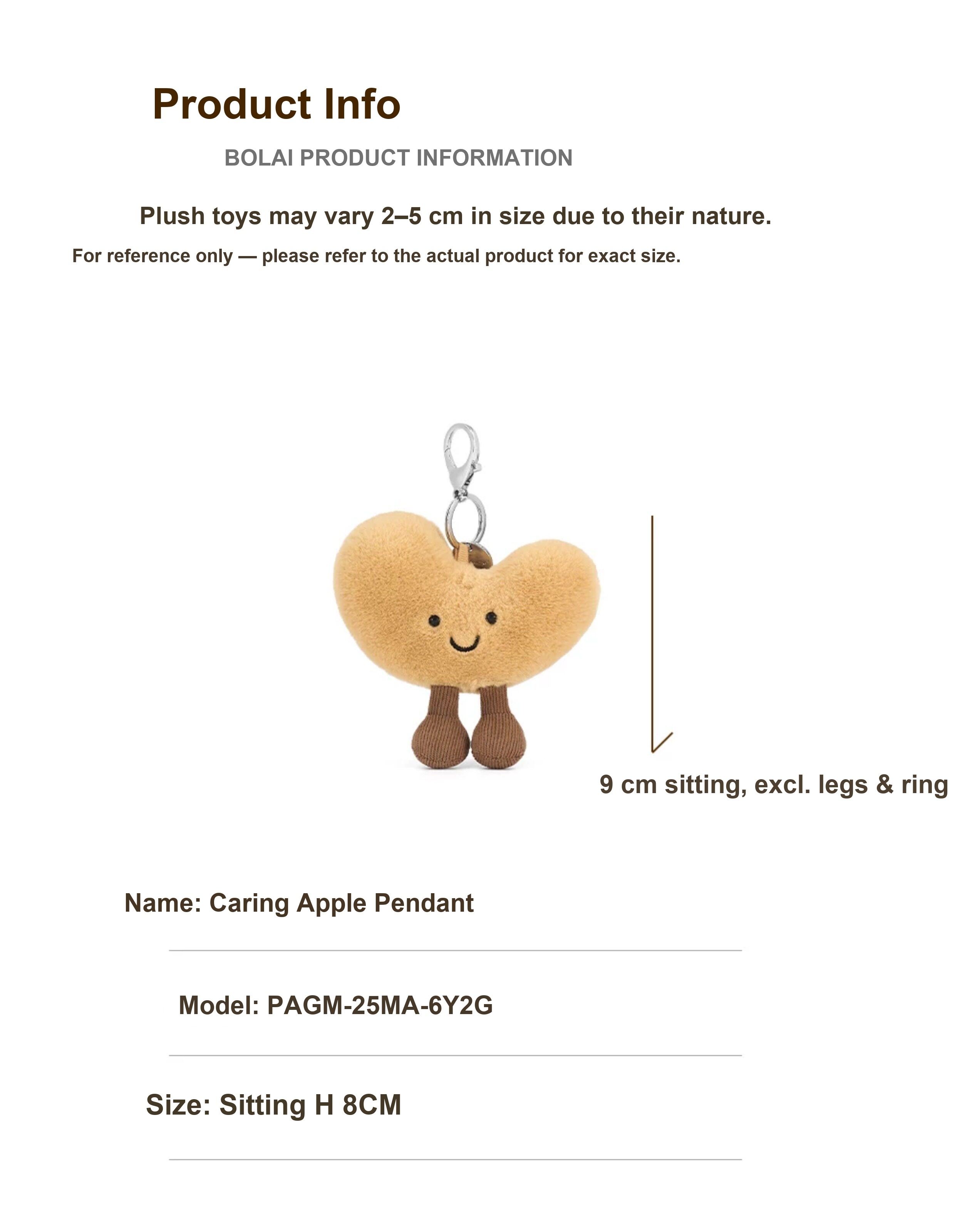 Cashew Plush Charm
