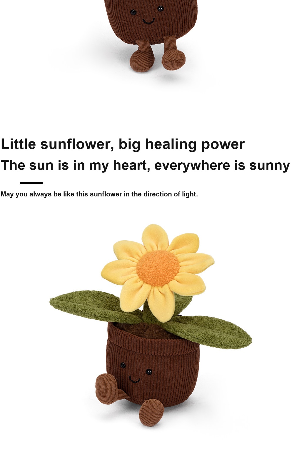 Mini Sunflower Pot Plush