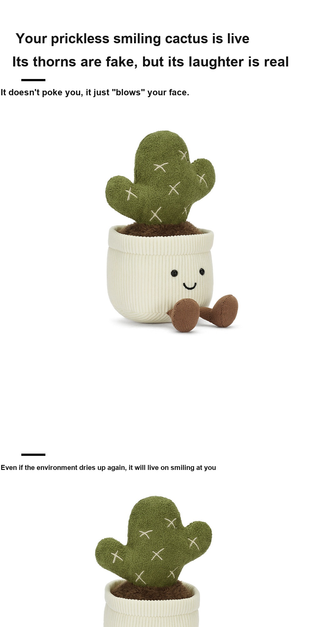 Mini Cactus Pot Plush