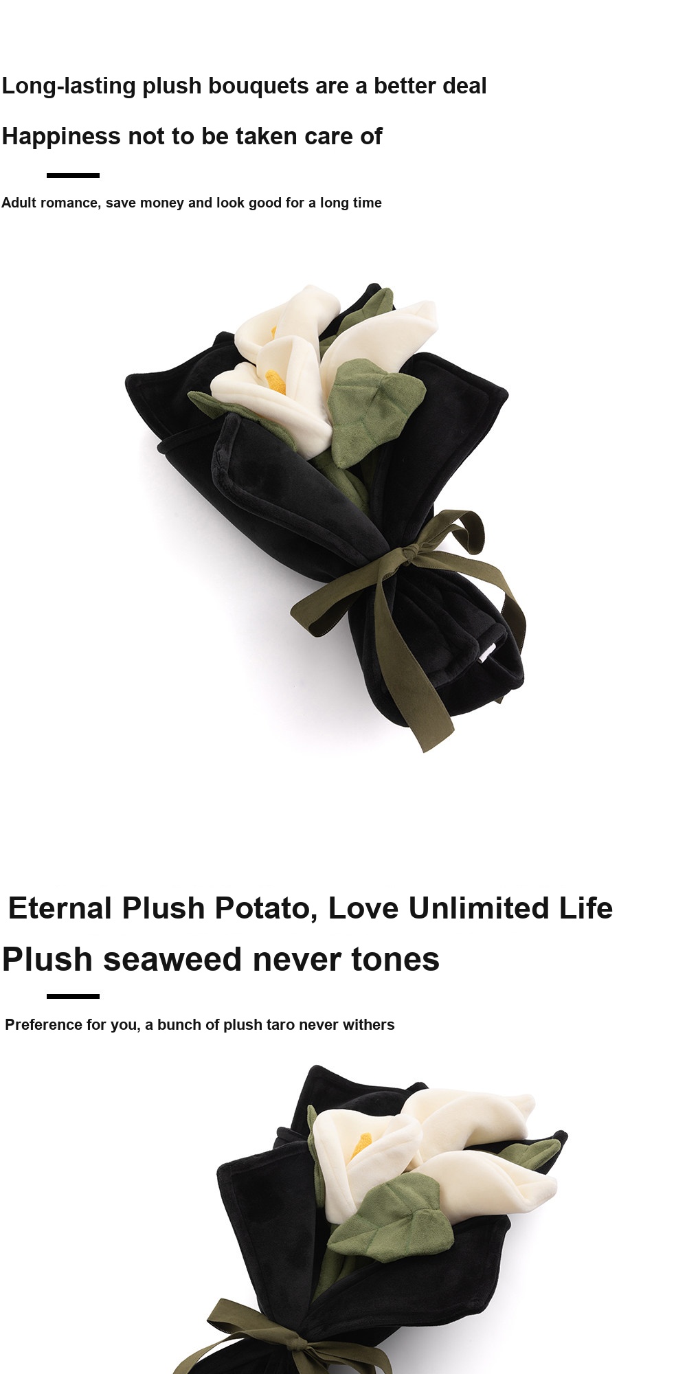 Calla Lily Bouquet Plush