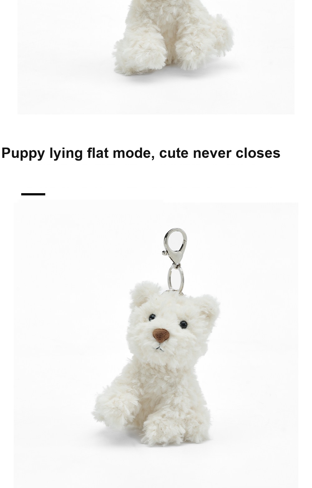 Westie Puppy Plush Charm