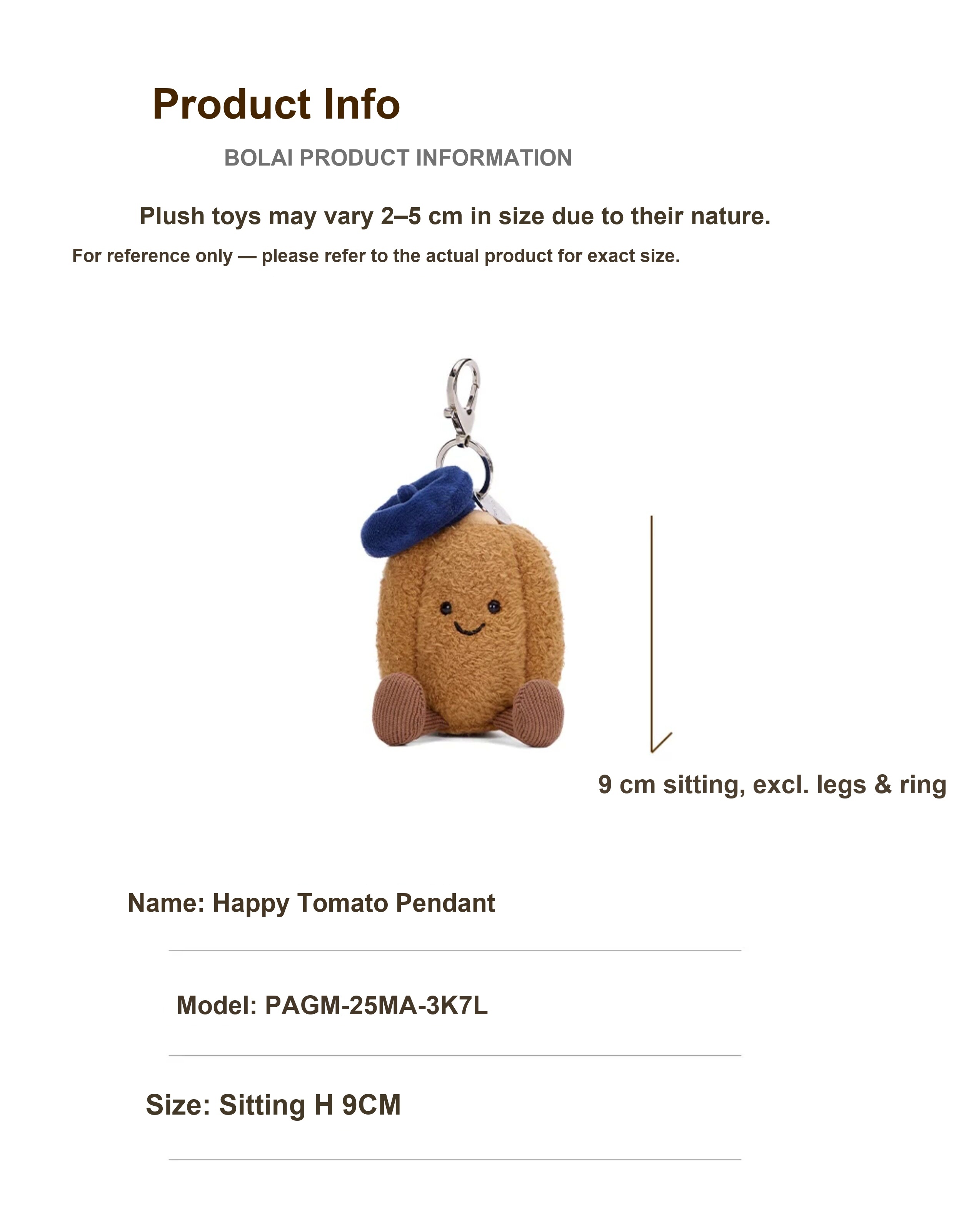 Canelé Plush Charm