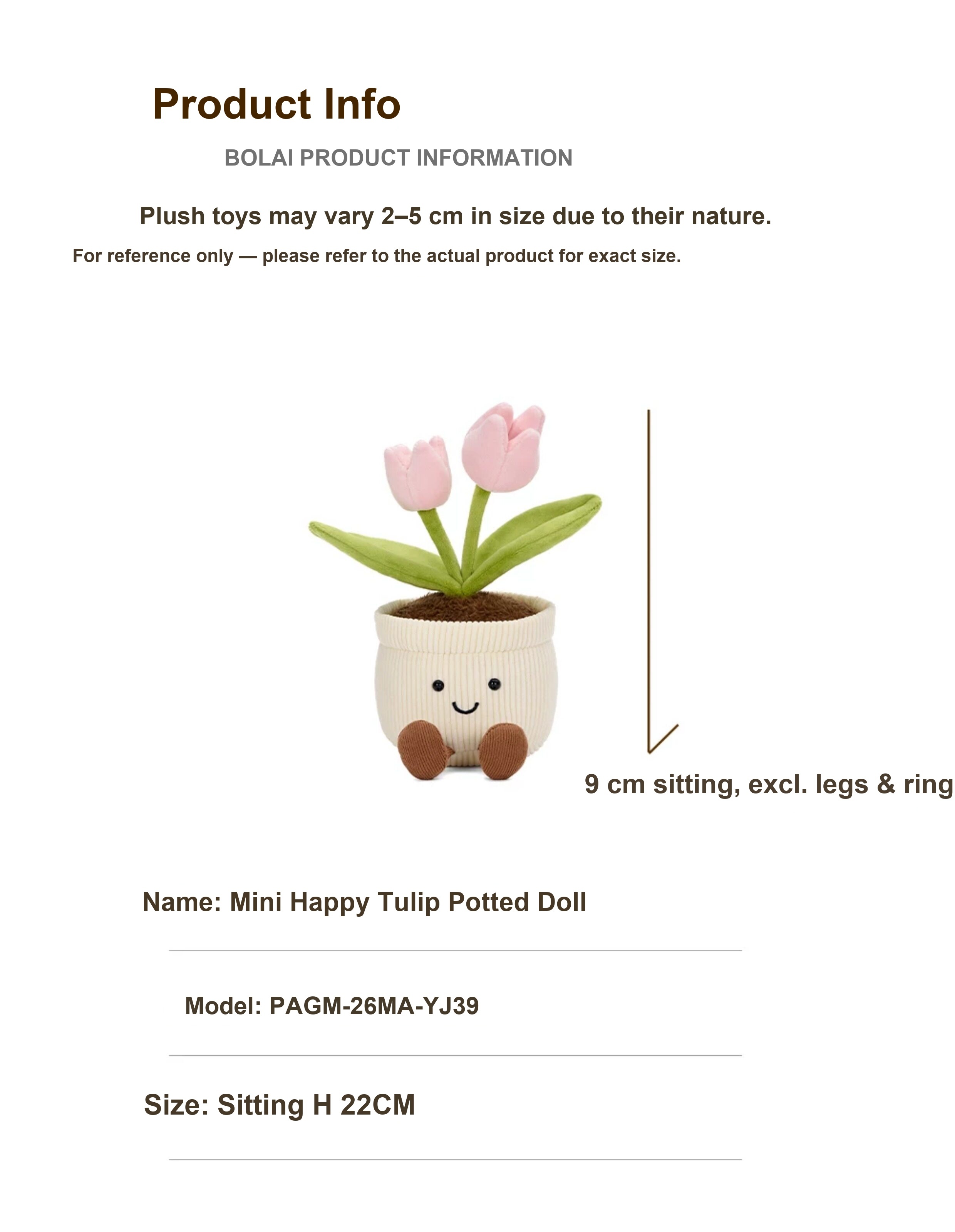 Tulip Pot Plush