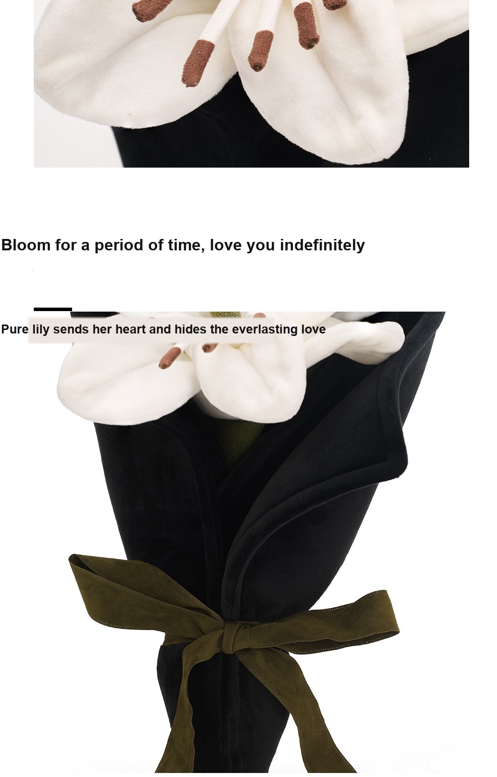 Handheld Lily Bouquet Plush