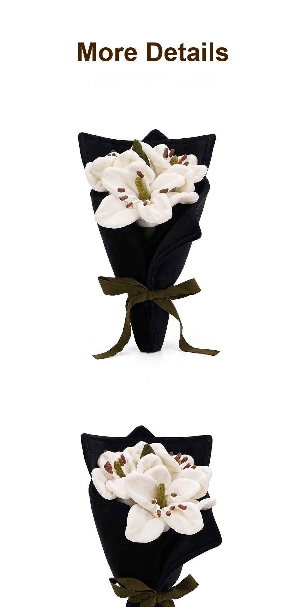Handheld Lily Bouquet Plush