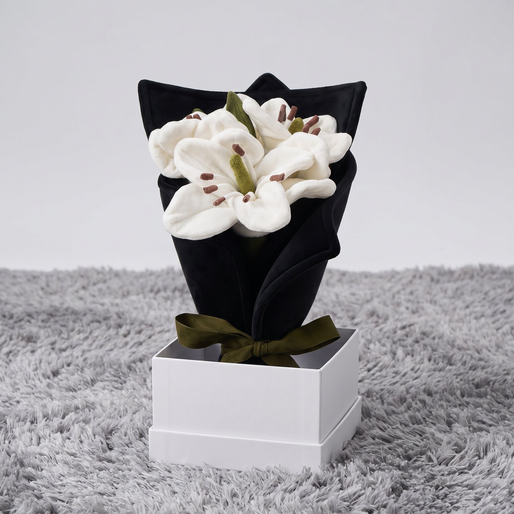 Handheld Lily Bouquet Plush