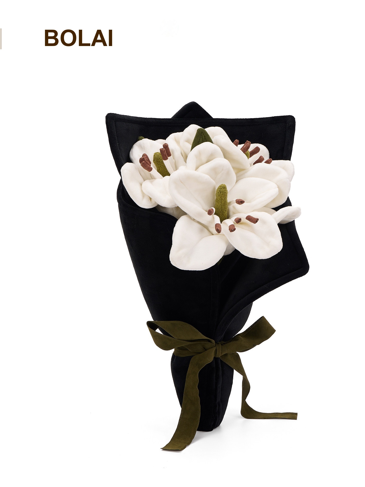 Handheld Lily Bouquet Plush